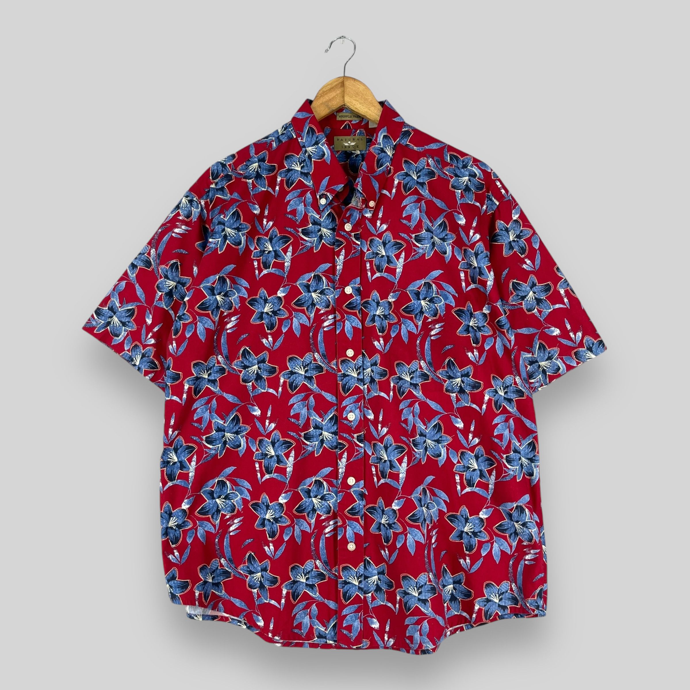 Other Vintage Hawaiian Abstract White Jasmine Floral Button Up Size US XL / EU 56 / 4 - 1 Thumbnail