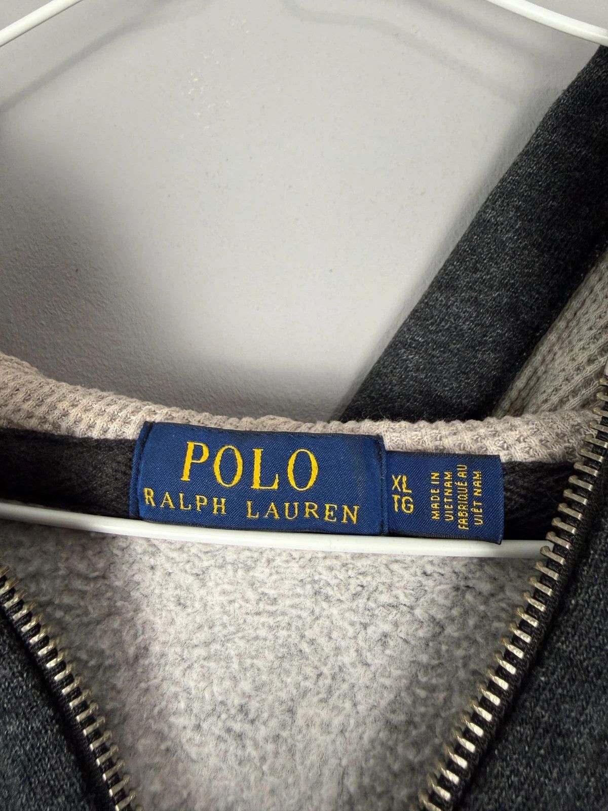 Polo Ralph Lauren Polo Ralph Lauren Zip Up Thermal Hoodie Minimal Athleisure Size US XL / EU 56 / 4 - 4 Thumbnail