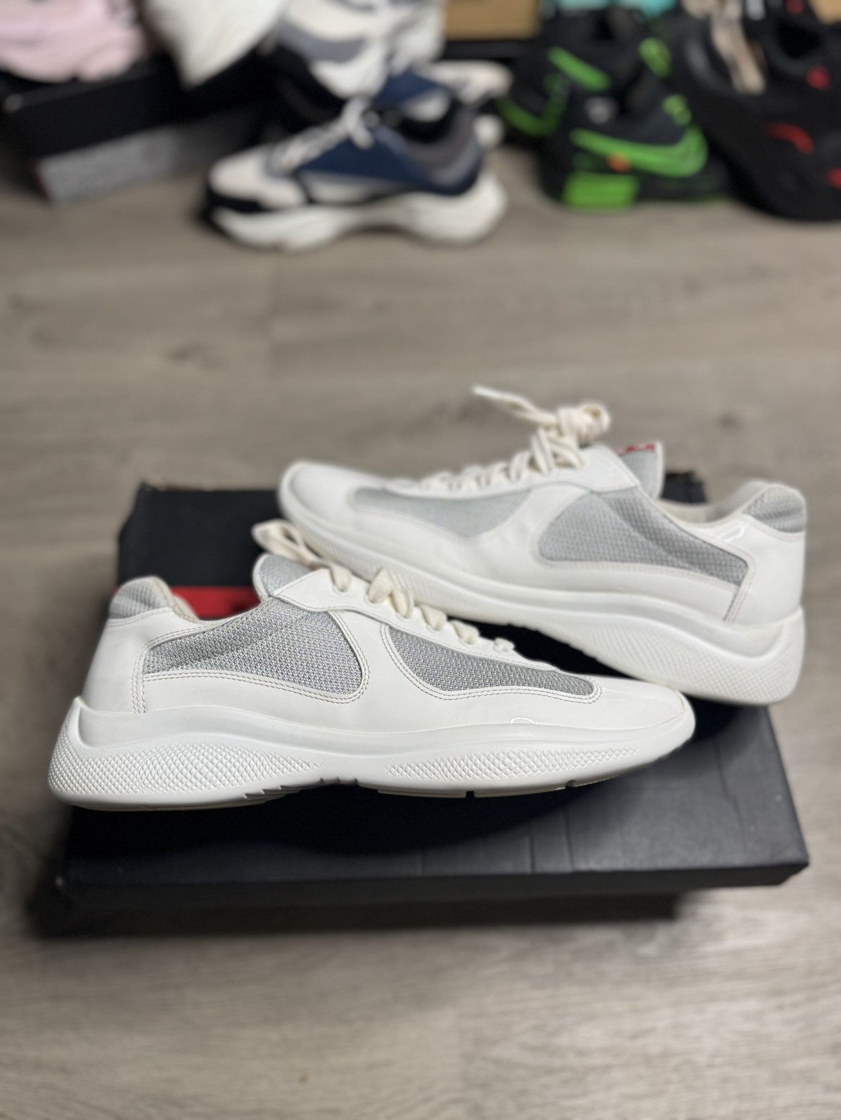Prada Prada Man Sneakers 2EE394FG000Y5T F0944 Size UK 11