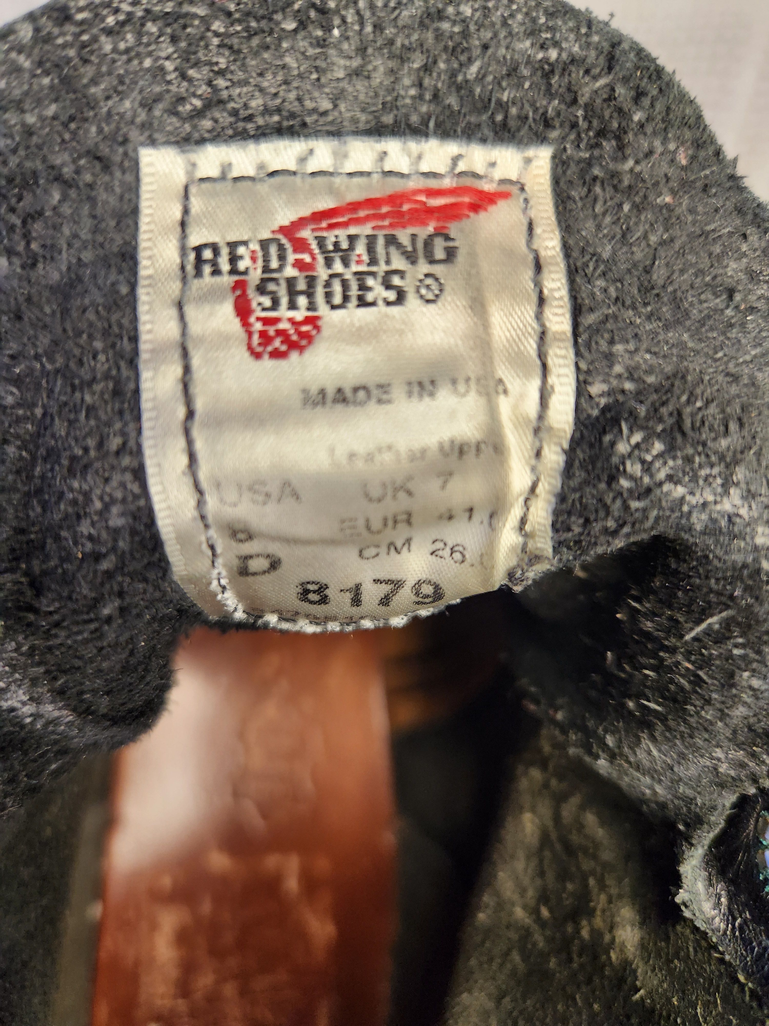 Red Wing 8179 70s 80s collection boots Size US 8 / EU 41 - 14 Thumbnail