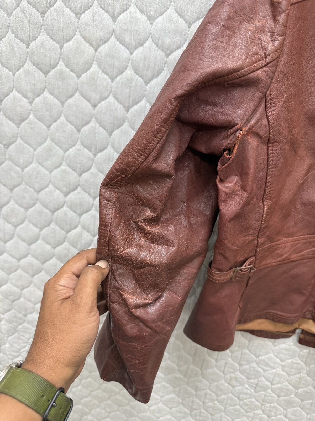 Sears 🔥🔥🔥ARCHIVE VINTAGE SEARS LEATHER JACKET Size US S / EU 44-46 / 1 - 18 Thumbnail