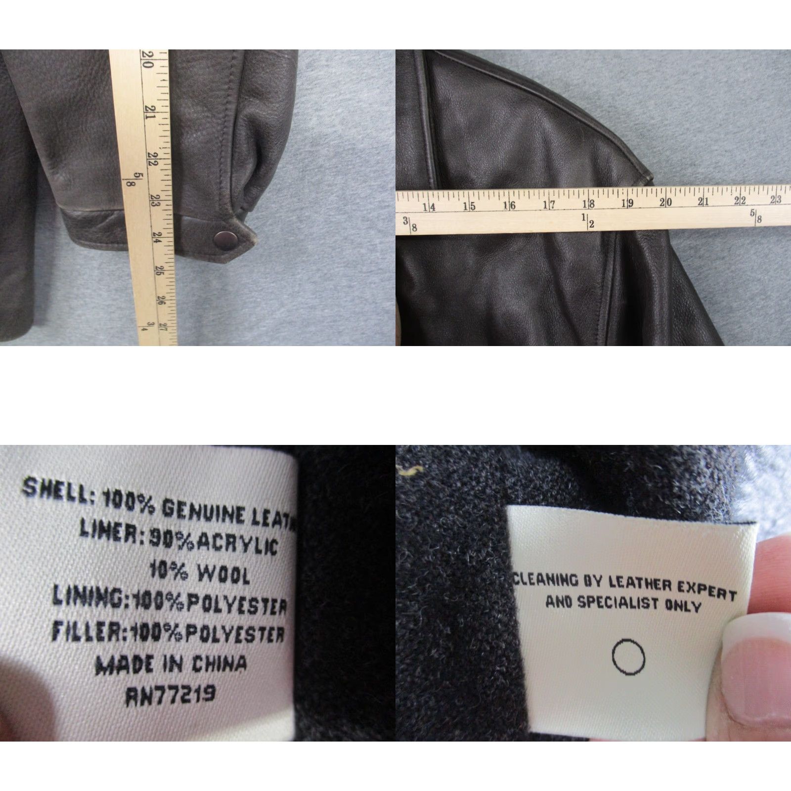Vintage VINTAGE Wilke-Rodriguez Motorcycle Leather Jacket Large Brown Soft Wool Lining Men Size US L / EU 52-54 / 3 - 8 Thumbnail