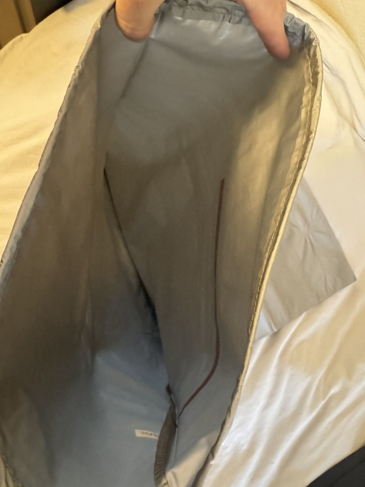 Prada Pair of Silver Nylon Prada Shoe Bags Size ONE SIZE - 5 Thumbnail