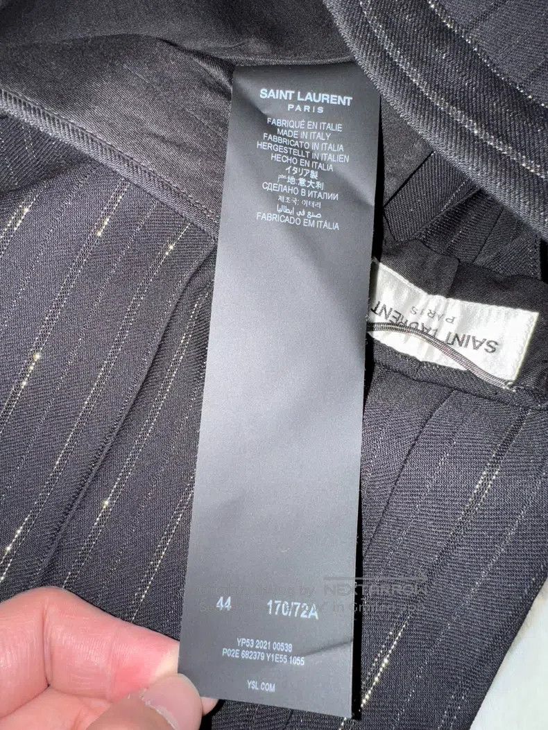 Saint Laurent Paris Saint Laurent Paris Black Gold Dress Pants Size US 28 / EU 44 - 5 Thumbnail