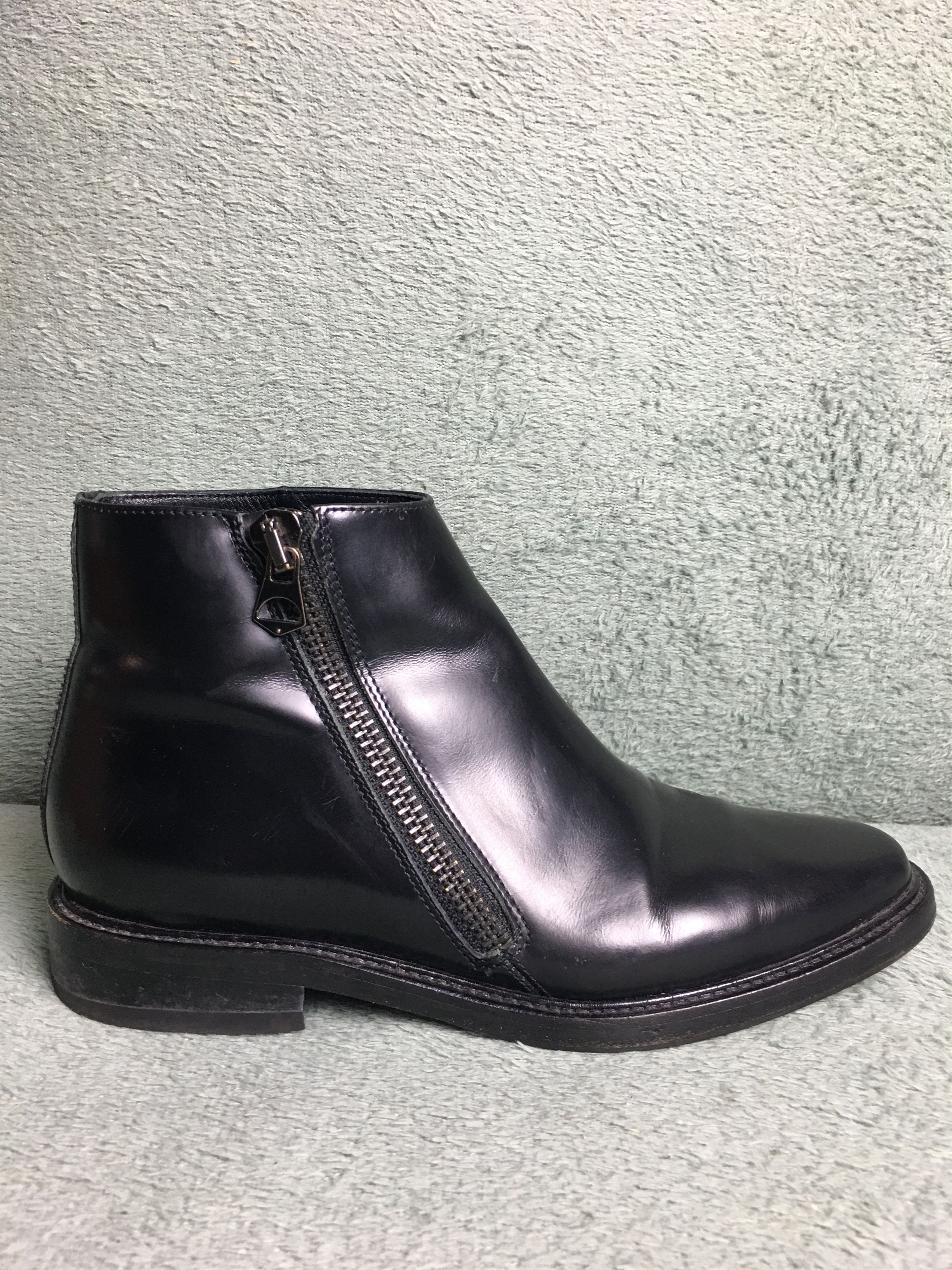 Acne Studios Acne Studios Dally Black Patent Leather Ankle Boots EU 39 Size US 9 / IT 39 - 6 Thumbnail