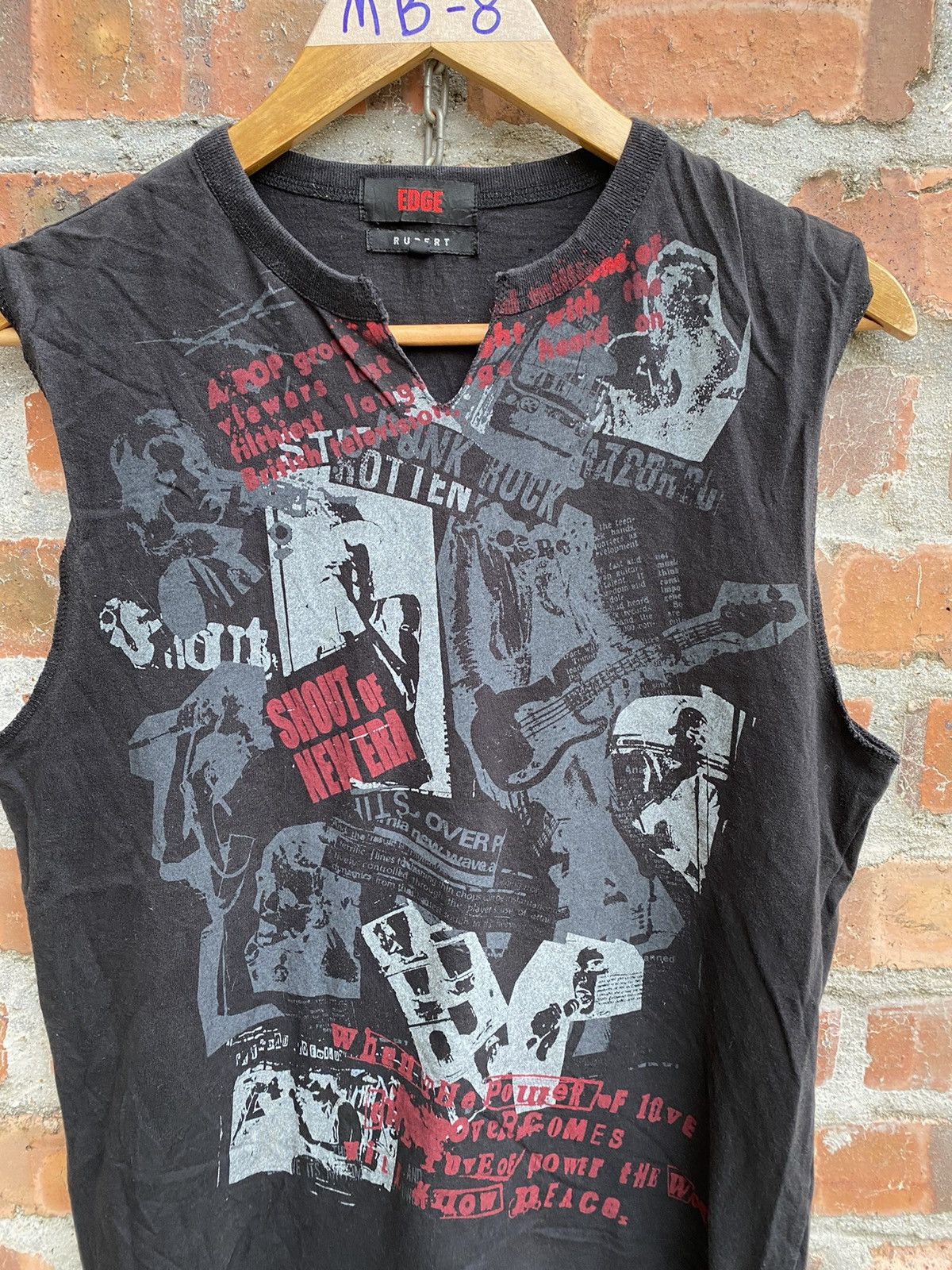 Obelisk 1990s Edge Rupert Rock riot tee Size US M / EU 48-50 / 2 - 5 Thumbnail