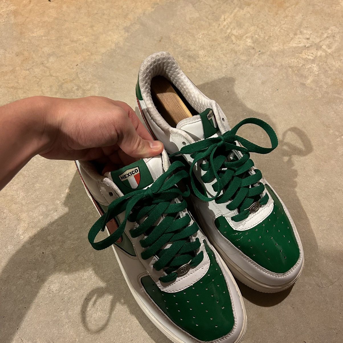 Nike × Vintage Nike Air Force 1 Low World Cup Mexico 2006 US 10 Size US 10 / EU 43 - 8 Thumbnail
