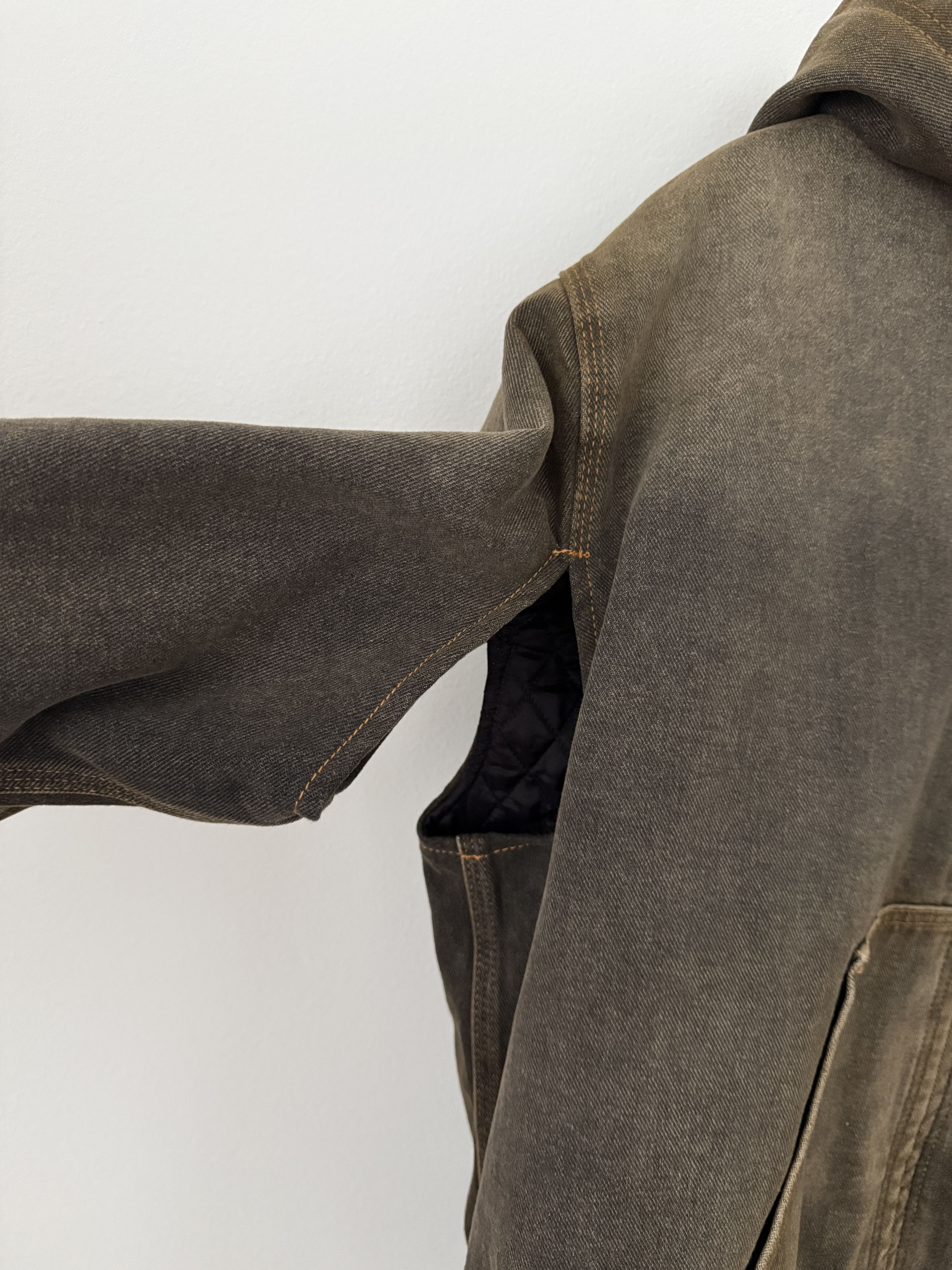 Maison Margiela MM6 Brown Denim Hooded Zip-Up Jacket Size US S / EU 44-46 / 1 - 8 Thumbnail