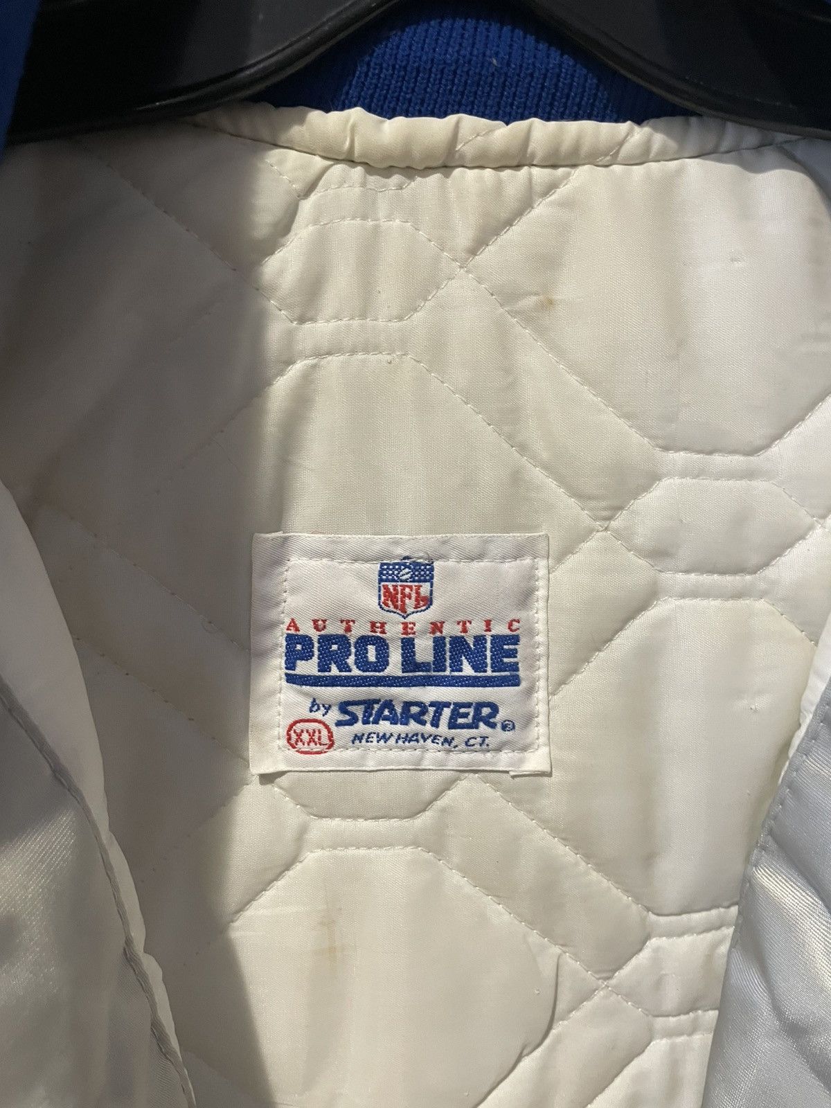 Starter Rare Vintage 80s Detroit Lions Stater Satin Jacket Size US XXL / EU 58 / 5 - 3 Thumbnail
