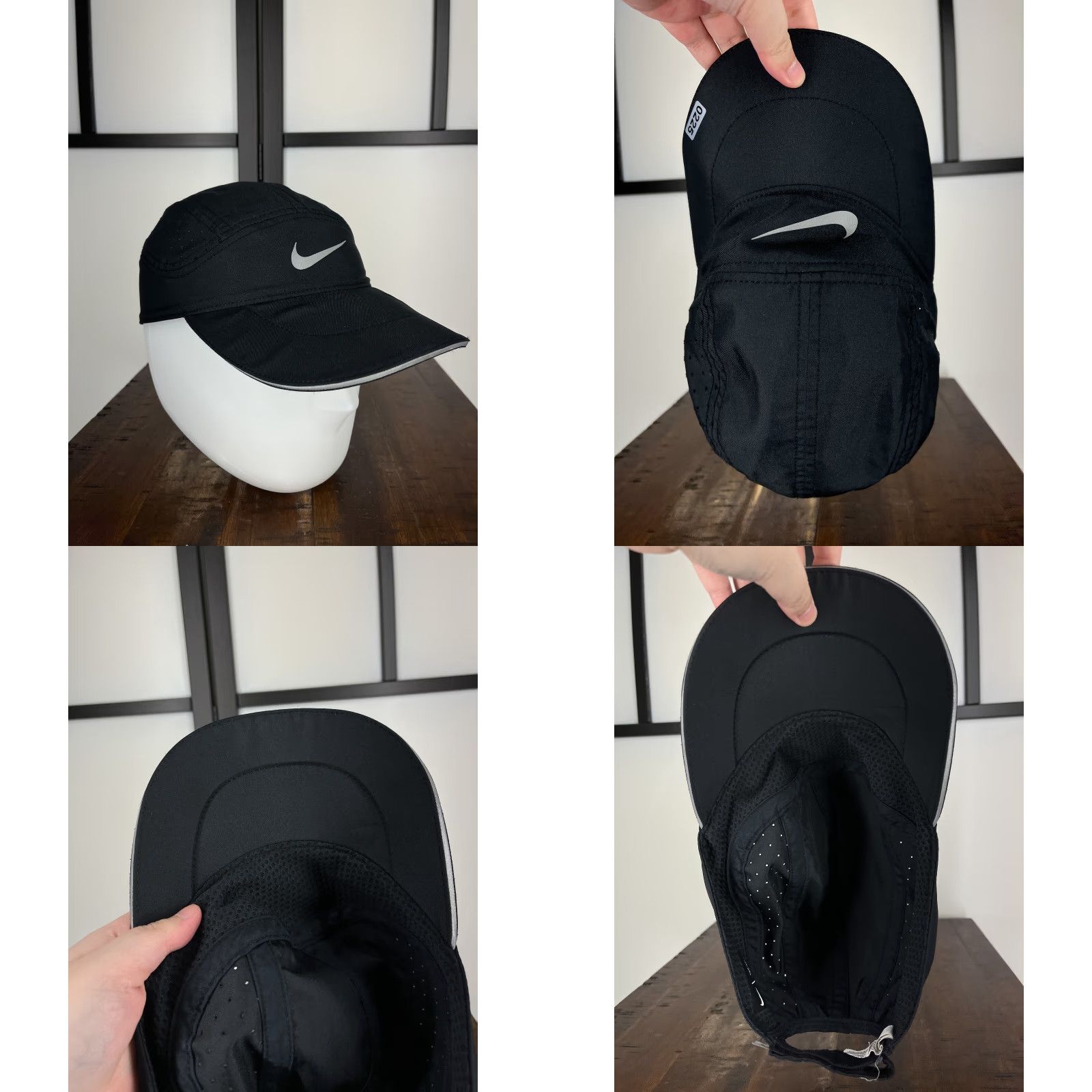 Nike Nike Hat Cap Adjustable One Size Black Tailwind Polyester Pickleball-Style Hat Men Women Sports Logo Golf Size ONE SIZE - 8 Thumbnail