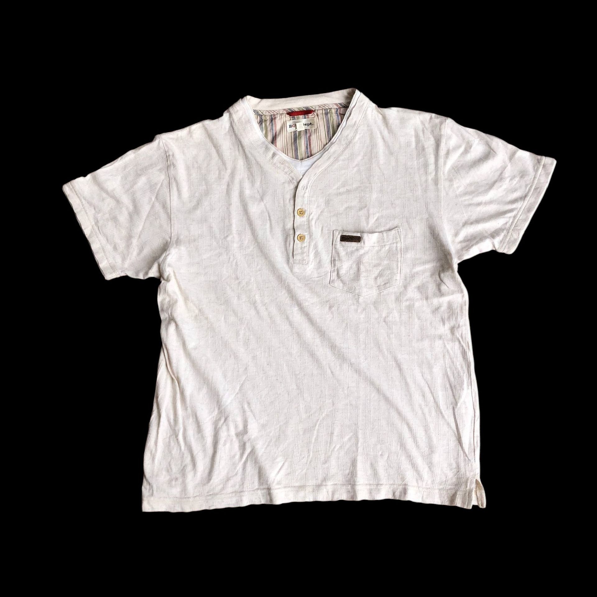 If Six Was Nine 2000s Double Layer Tee Bow Dept Vkei Style Size US L / EU 52-54 / 3 - 1 Thumbnail