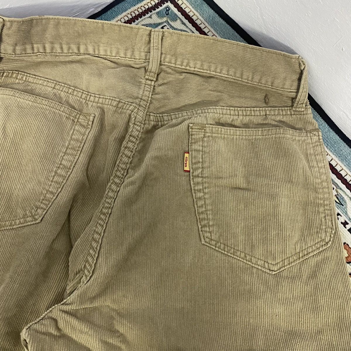 45rpm × Japanese Brand 2000s - 45 RPM Baggy Corduroy Pants Size US 29 - 6 Thumbnail