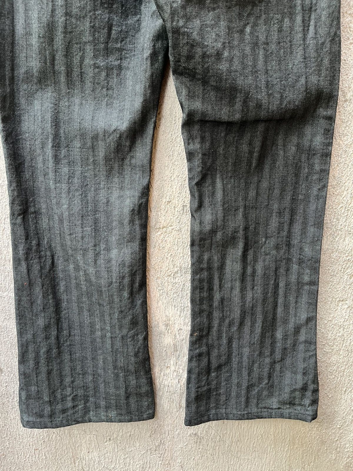Japanese Brand Edge Rupert Flare Stripe Jeans Size US 32 / EU 48 - 6 Thumbnail