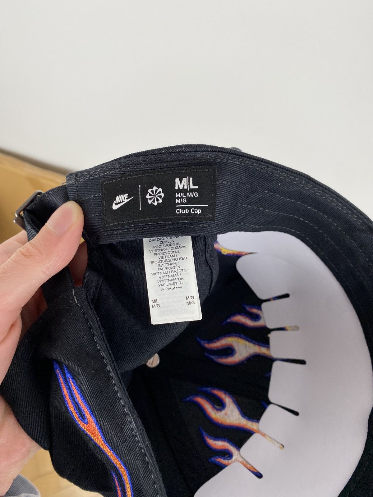 Nike Nike Structured OG Flame Club Cap 'Black Orange' Size ONE SIZE - 6 Thumbnail