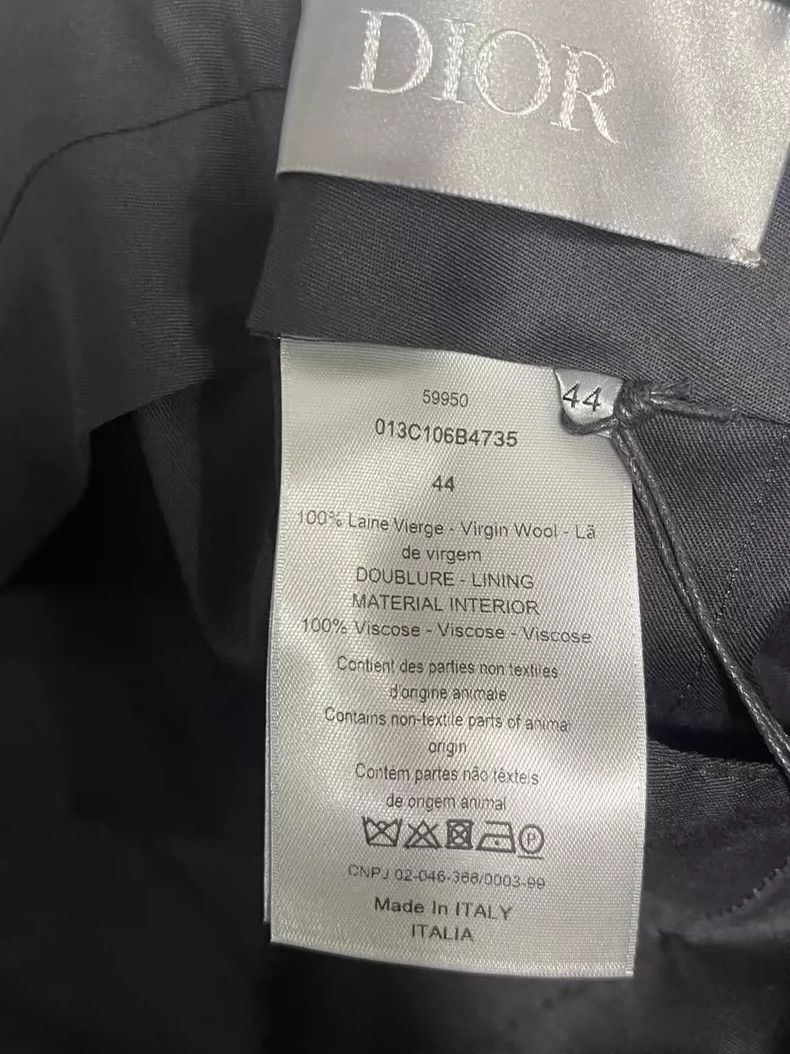 Dior Dior AJ gray suit trousers 2502-Nextarrow Size 44R - 7 Thumbnail