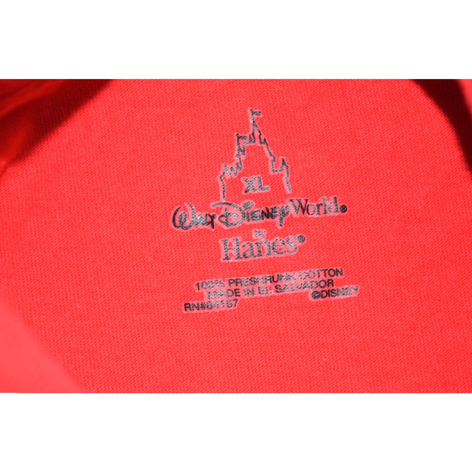 Hanes VINTAGE Walt Disney World All Over Shirt Men XL Red Graphic Tee 2000s Mickey Mouse Officially Licensed Men’s Short Sleeve Crew Neck Disney Theme Size US XL / EU 56 / 4 - 4 Thumbnail