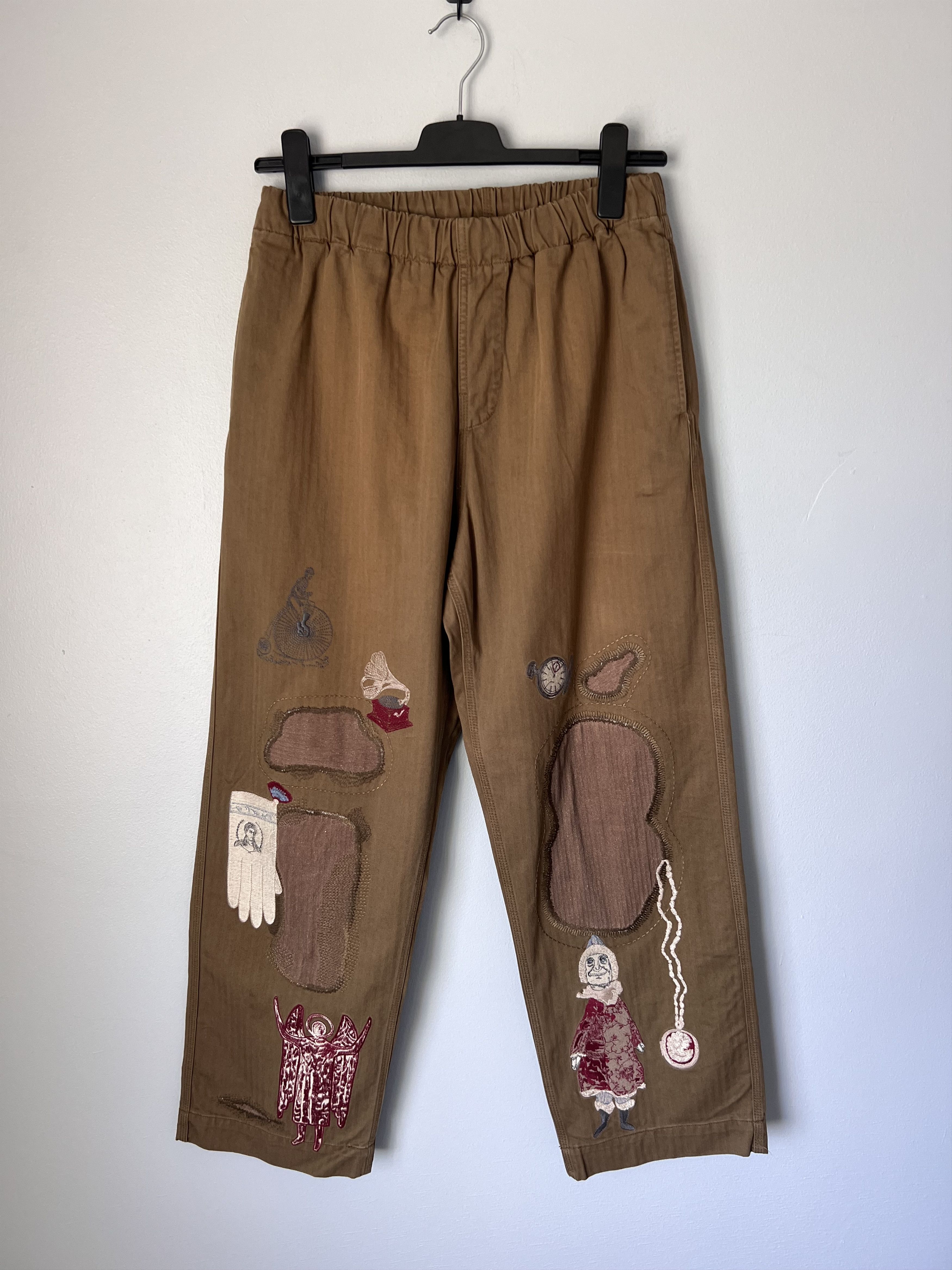 Samuel Zelig Samuel Zelig Antique Pants in Olive Brown Size US 34 / EU 50 - 1 Thumbnail