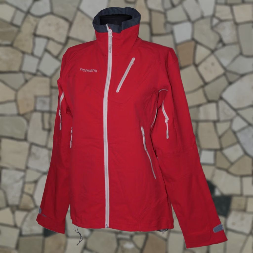 Vintage Norrona womens red full zip jacket Size S Size S / US 4 / IT 40 - 1 Thumbnail