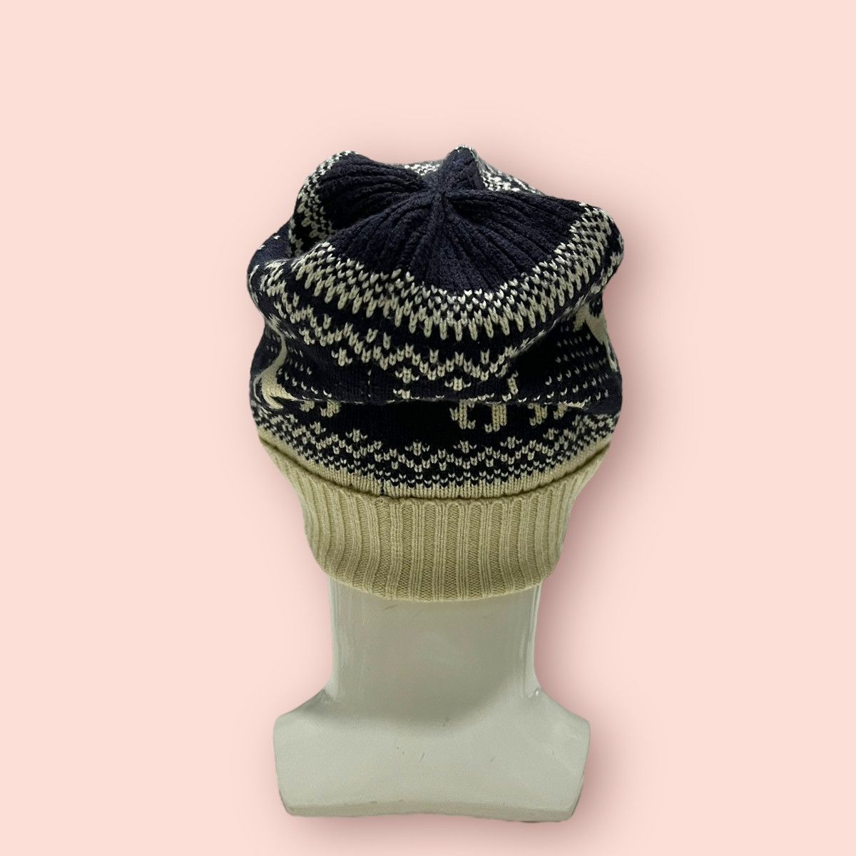 Japanese Brand × Jun Takahashi × Uniqlo VINTAGE UNIQLO DEERS KNITTED CUFFS BEANIE Size ONE SIZE - 9 Thumbnail
