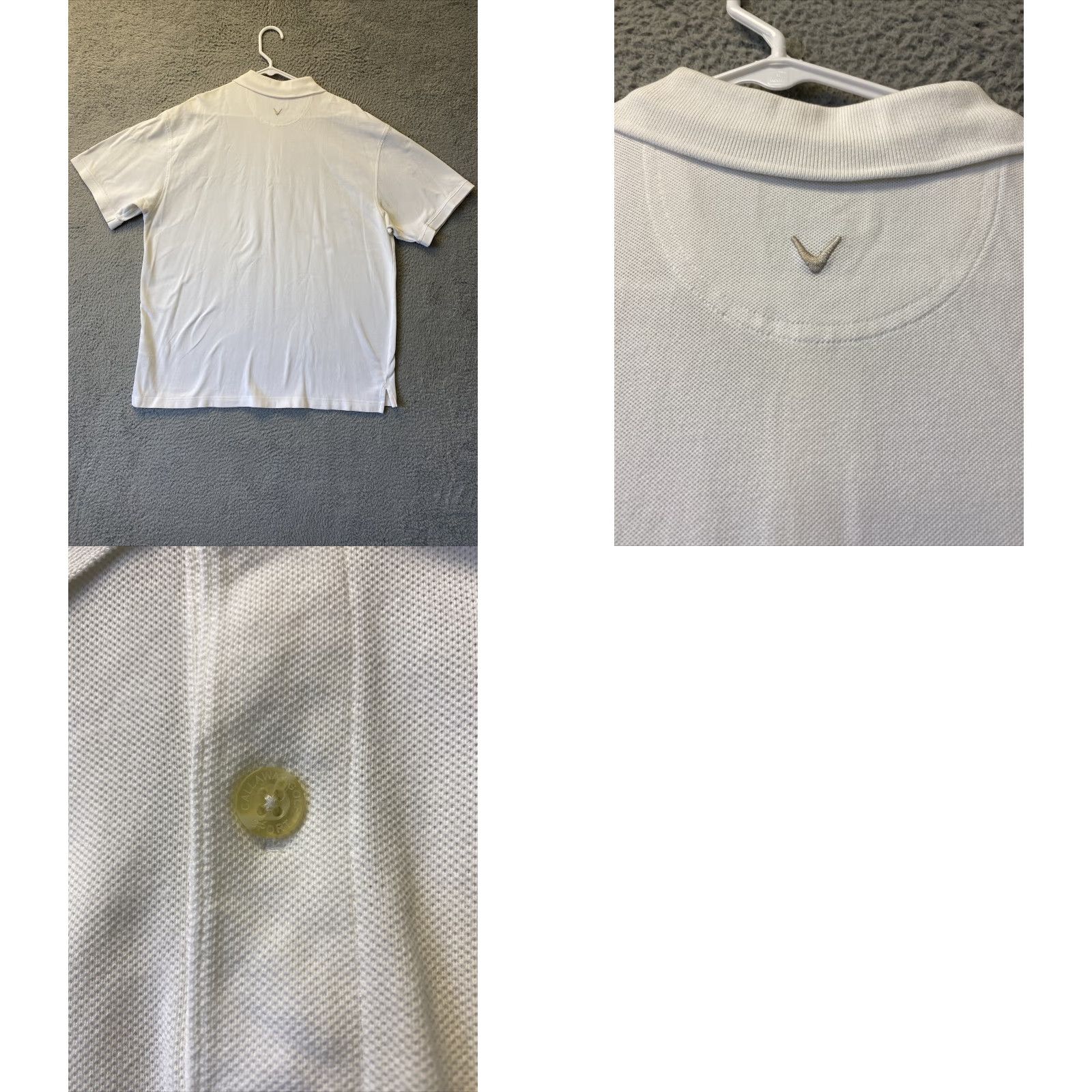 Callaway Callaway Polo Shirt Men XXL White Short Sleeve 56-49 Polo Shirt Mens XXL White Short Sleeve Size US XXL / EU 58 / 5 - 8 Thumbnail