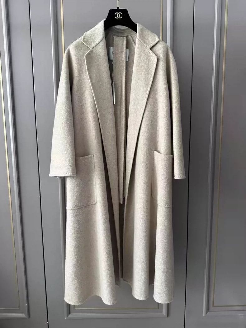 Max Mara Labbro oatmeal cashmere coat