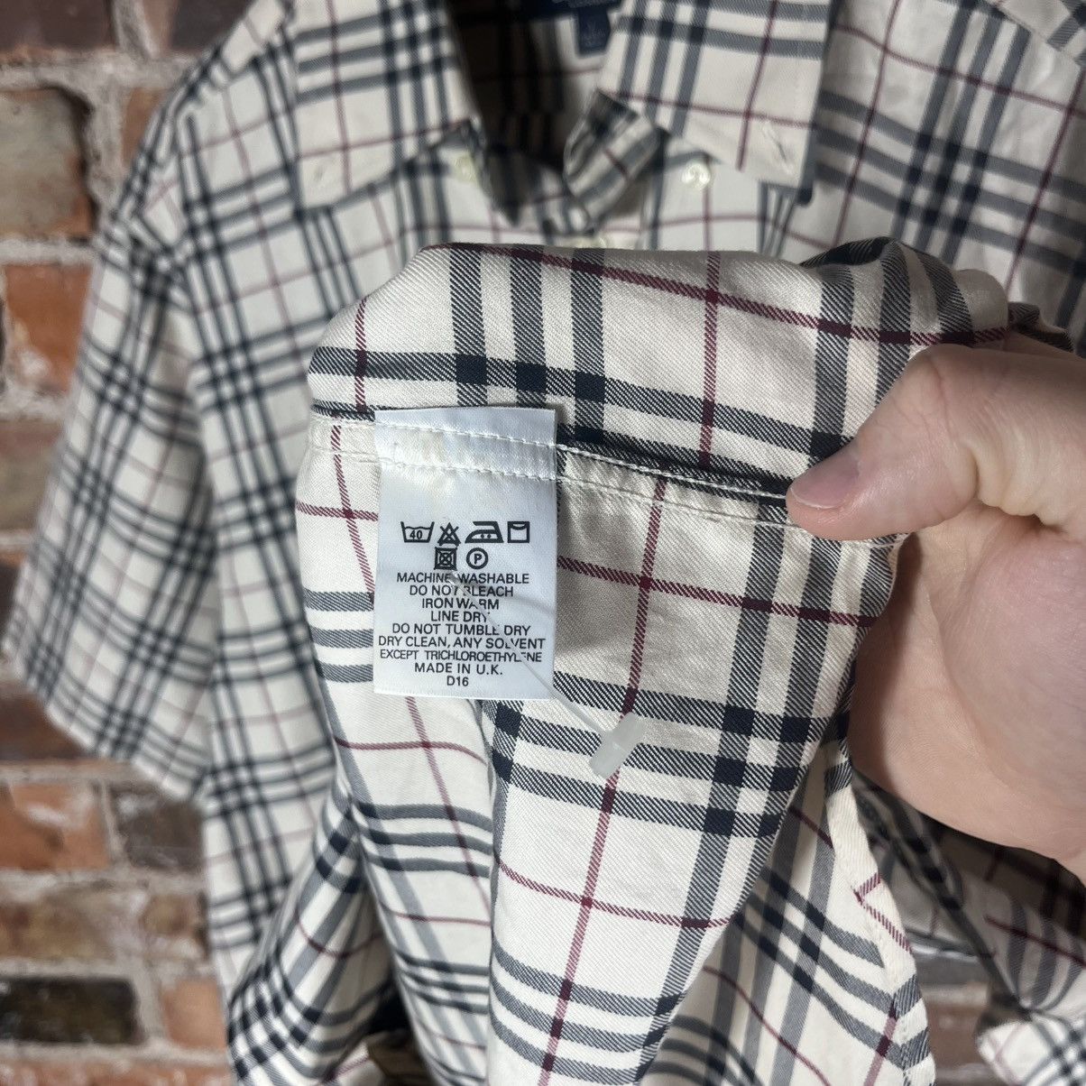 Burberry Vintage 00s Burberry London nova check shirt button up tee Size US XL / EU 56 / 4 - 14 Thumbnail