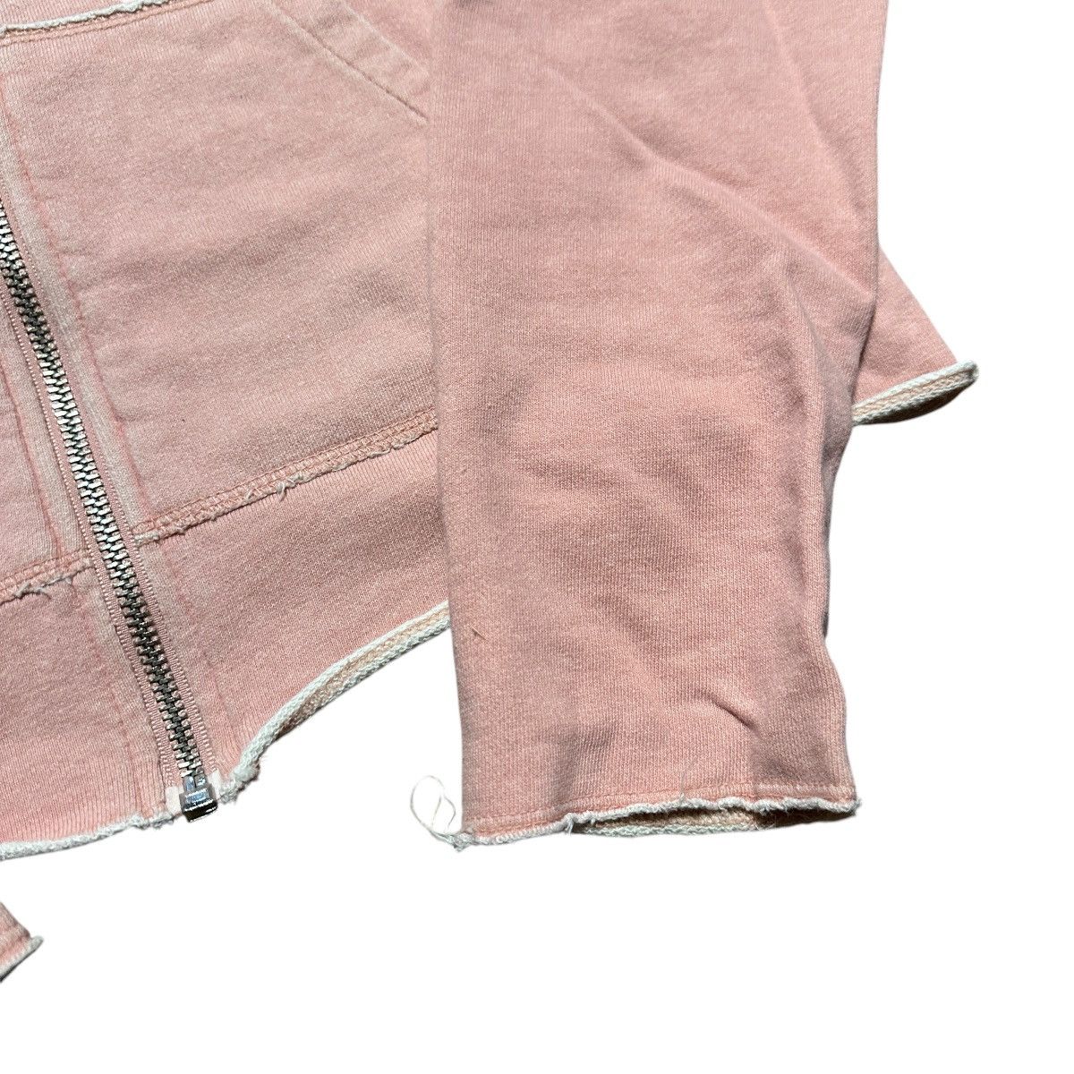 DKNY Women Y2K DKNY Pink Spellout Full Zip Hoodie Size M / US 6-8 / IT 42-44 - 5 Thumbnail