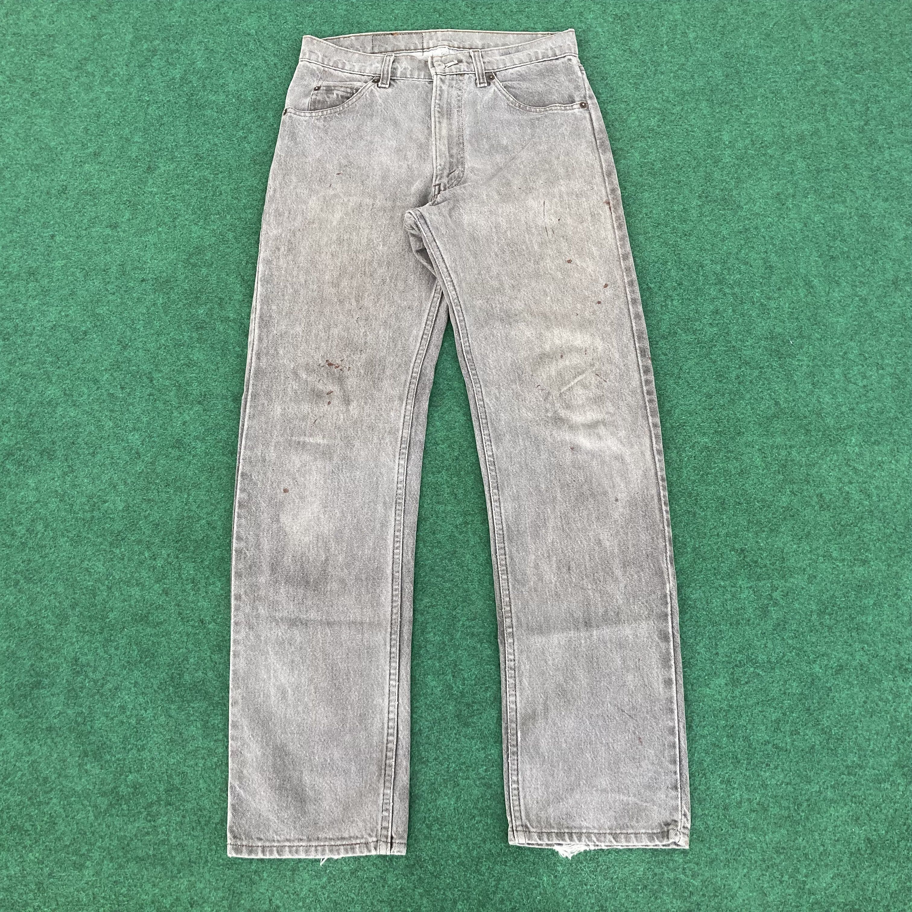 Levi's × Vintage Vtg Levis 505 Paint Faded Punk Sz 29 Grunge Jeans Size US 29 - 1 Thumbnail