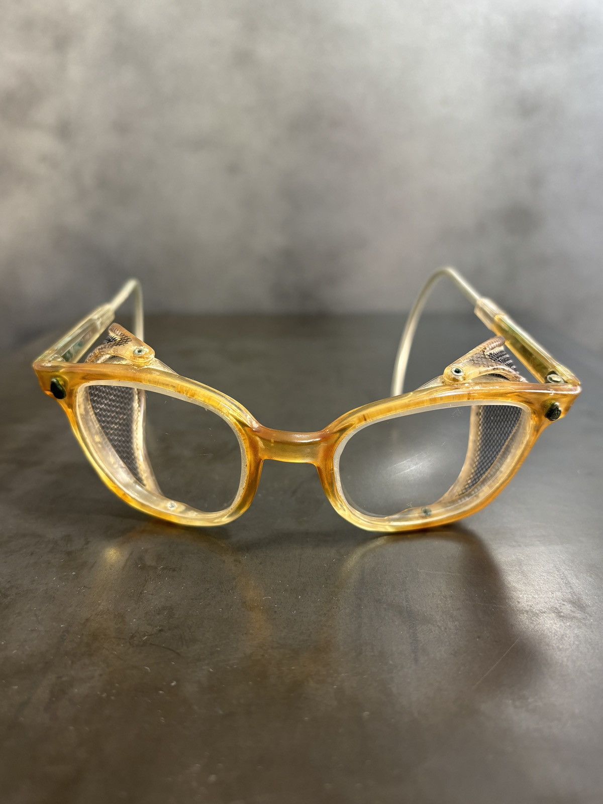 American Optical 1940s American Optical Safety Glasses WW2 Vintage Eye Frames Size ONE SIZE - 13 Thumbnail