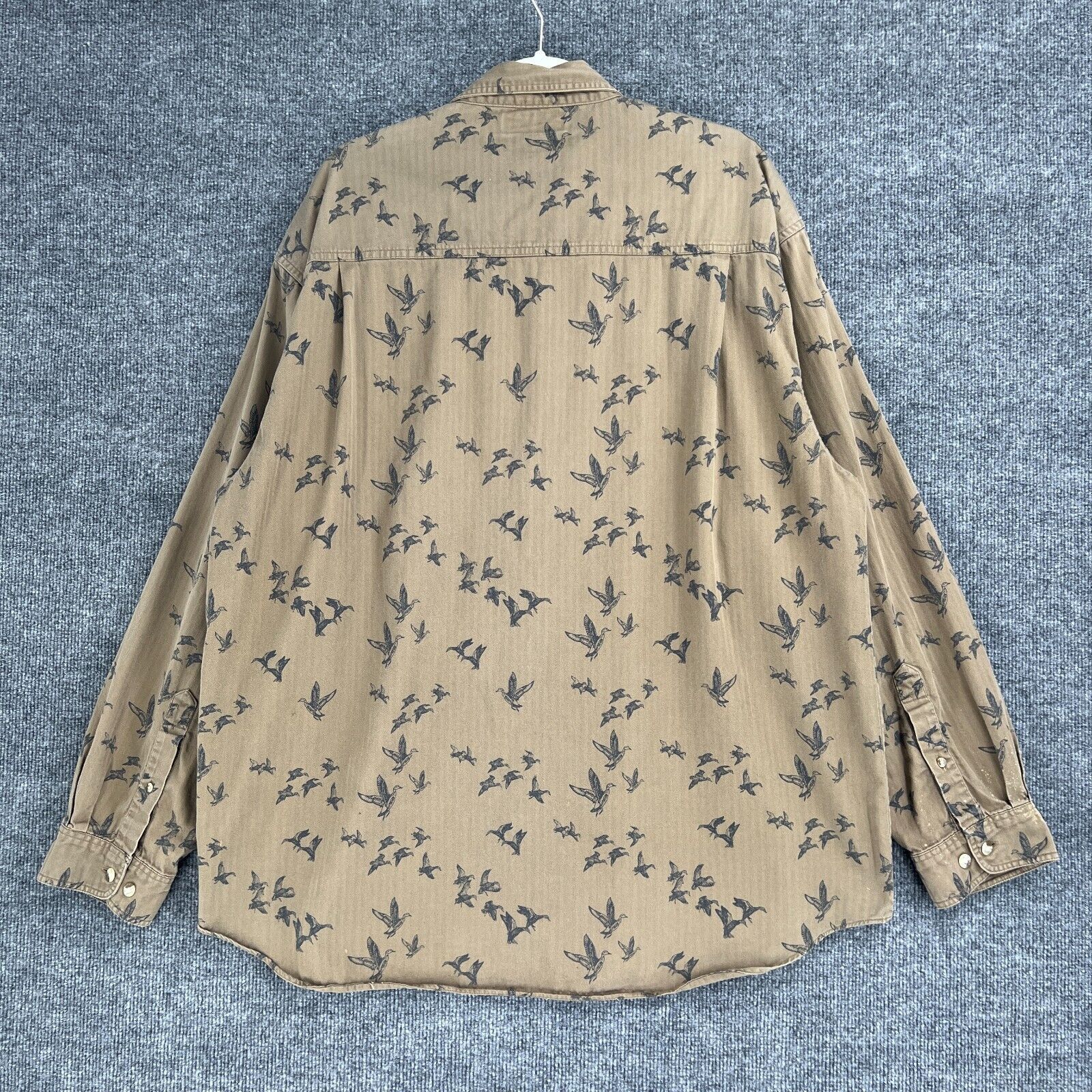 Columbia Vintage Columbia Shirt Brown All Over Duck Print XL Size US XL / EU 56 / 4 - 5 Thumbnail