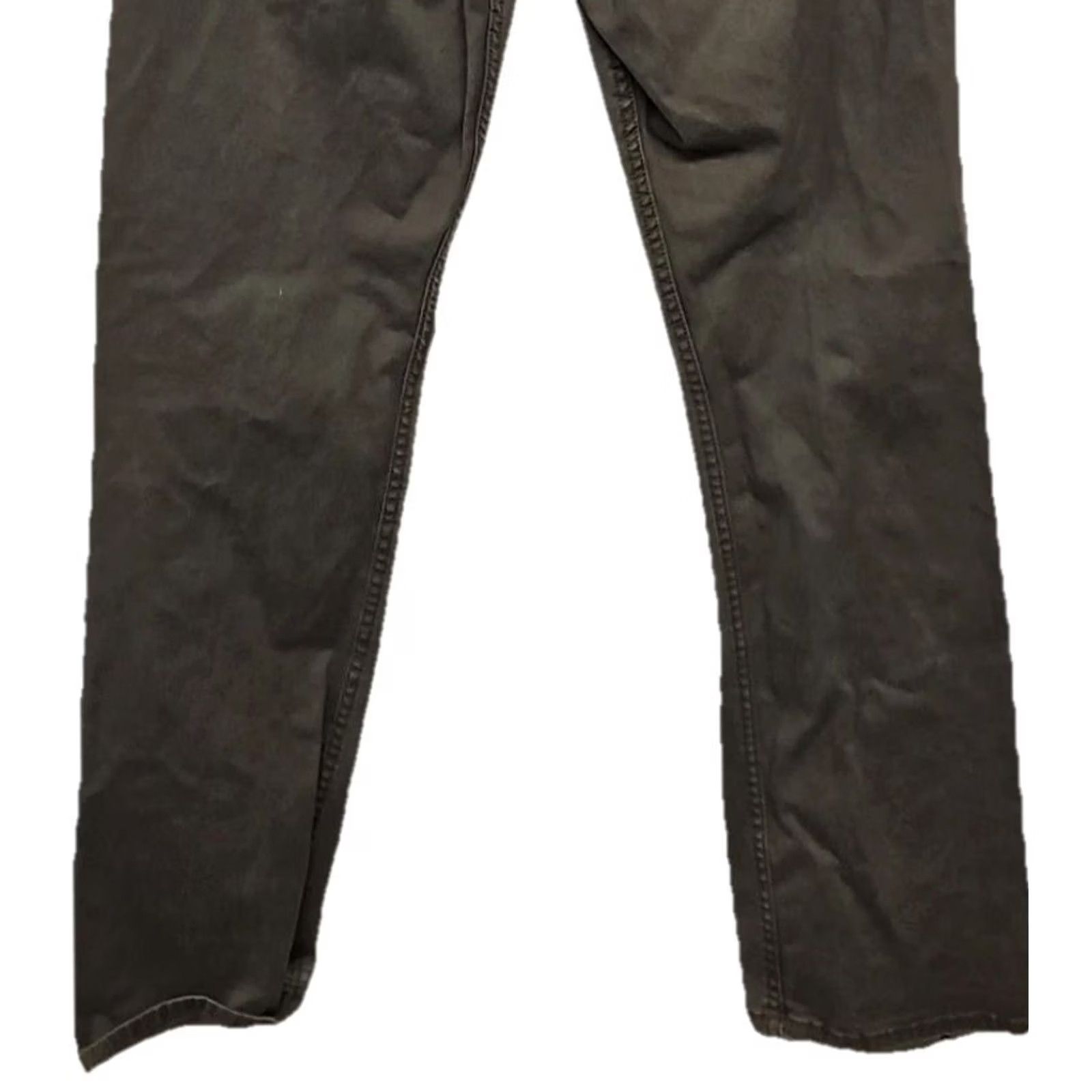 Wrangler Wrangler Jeans Straight Regular Men 28X28 Olive Brown Stretch Denim Cotton Mid Rise Black? Size US 28 / EU 44 - 6 Thumbnail