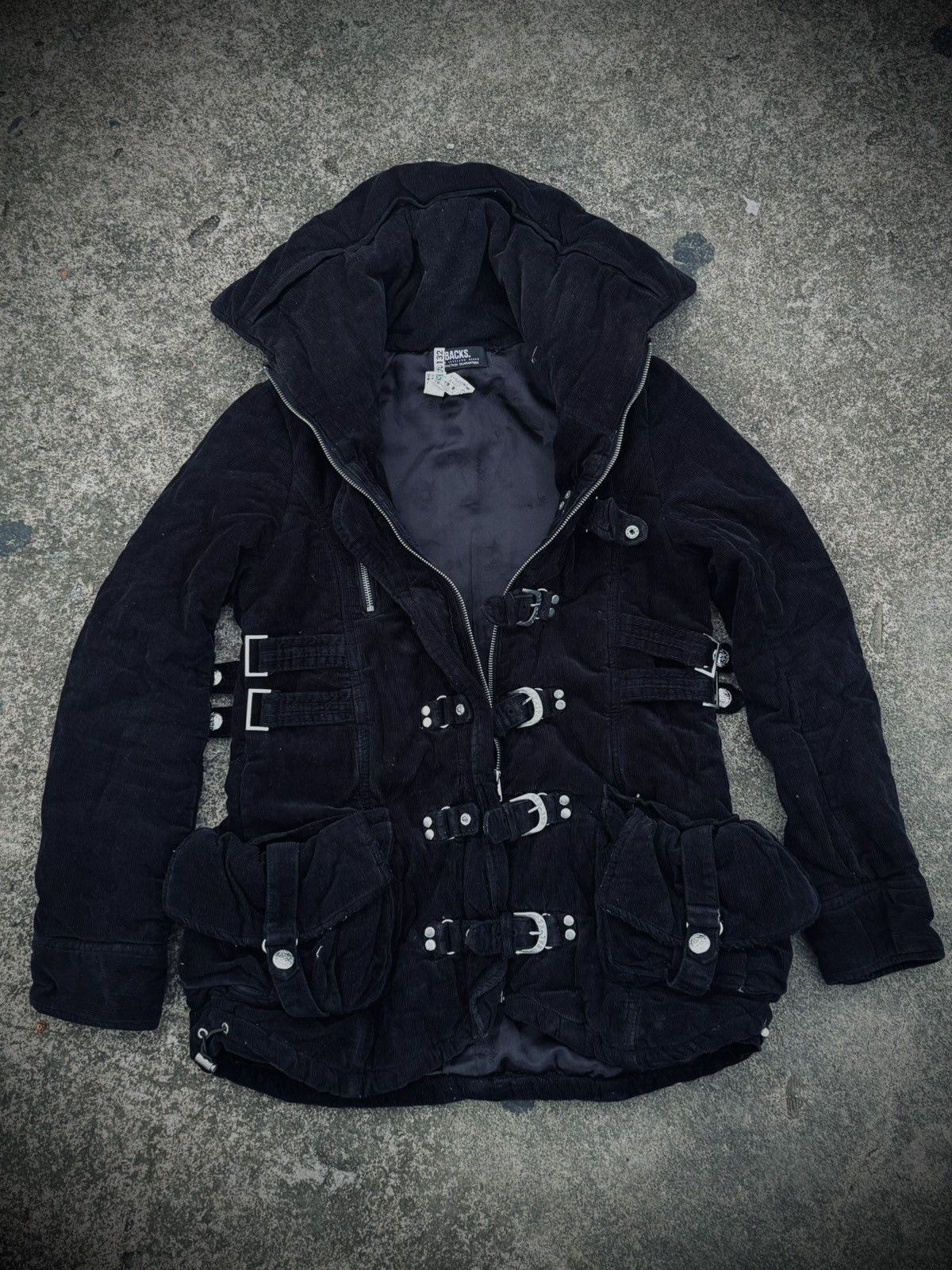 14th Addiction 2000s Backs Bono Gothic Vkei Bondage Goa Jacket Size US S / EU 44-46 / 1 - 3 Thumbnail