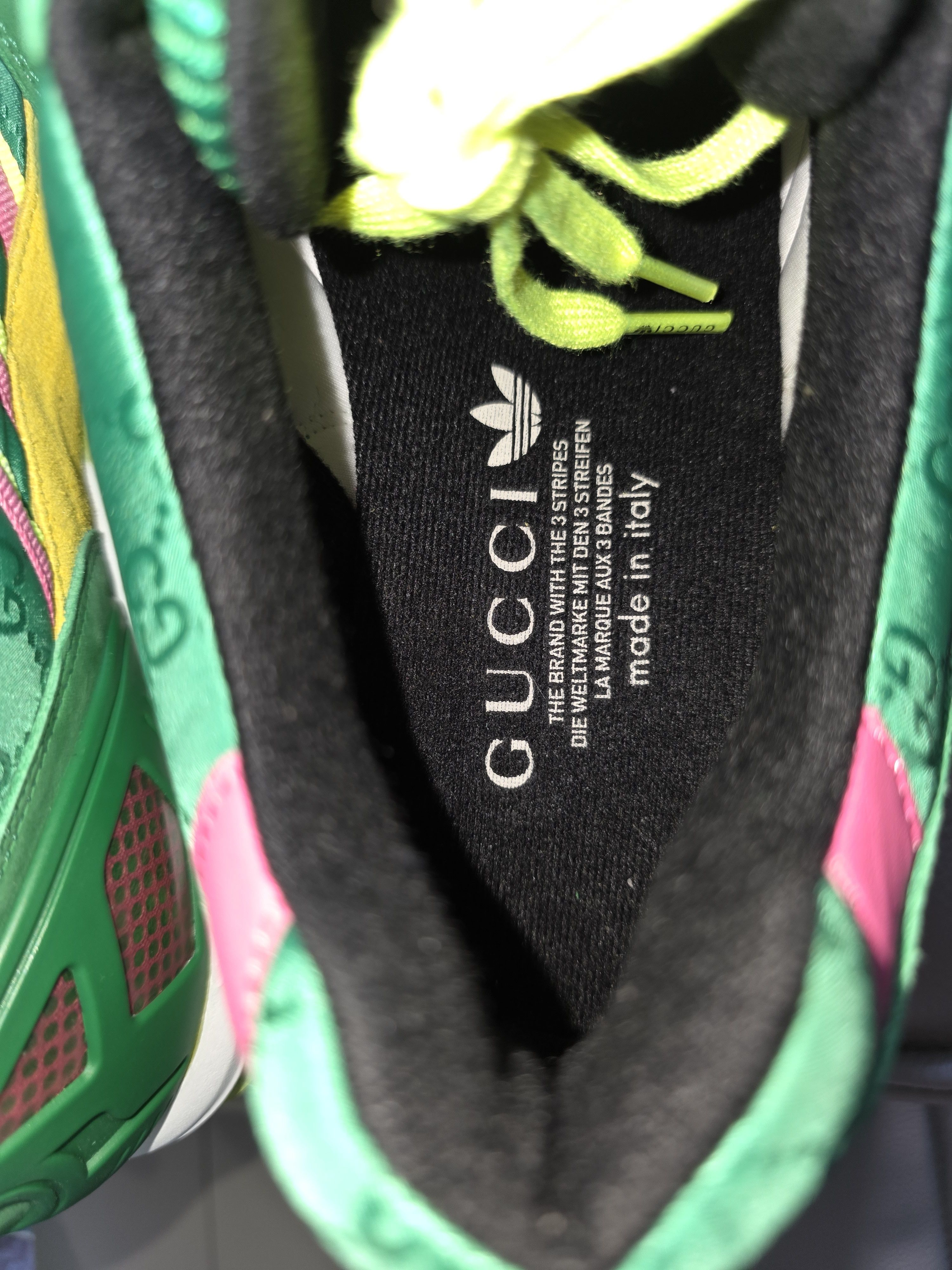 Adidas × Gucci ZX 8000 GG MONOGRAM Size US 11.5 / EU 44-45 - 8 Thumbnail