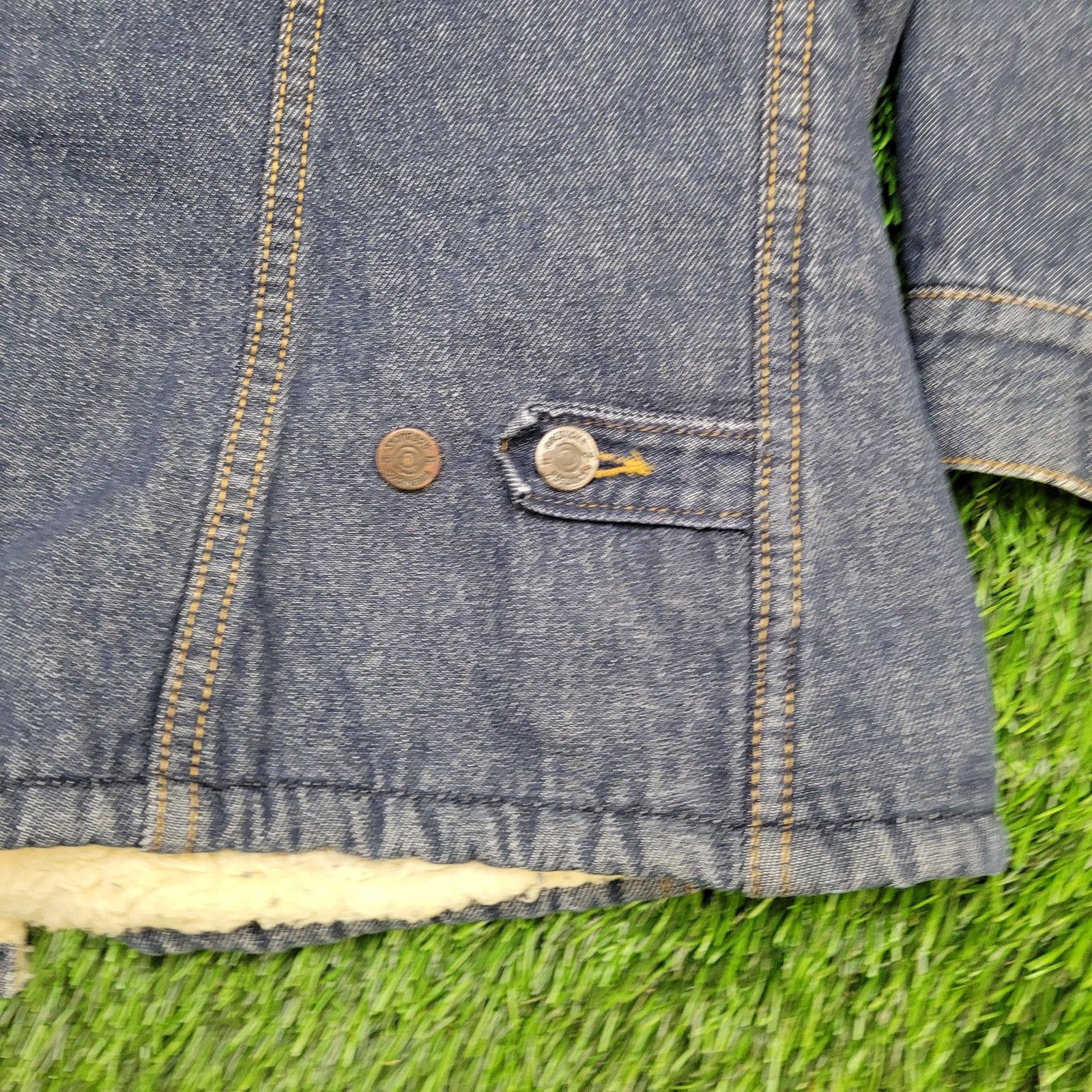 Sears VTG SEARS Roebucks Jean Jacket XL Sherpa Lined Denim Coat Size US XL / EU 56 / 4 - 9 Thumbnail