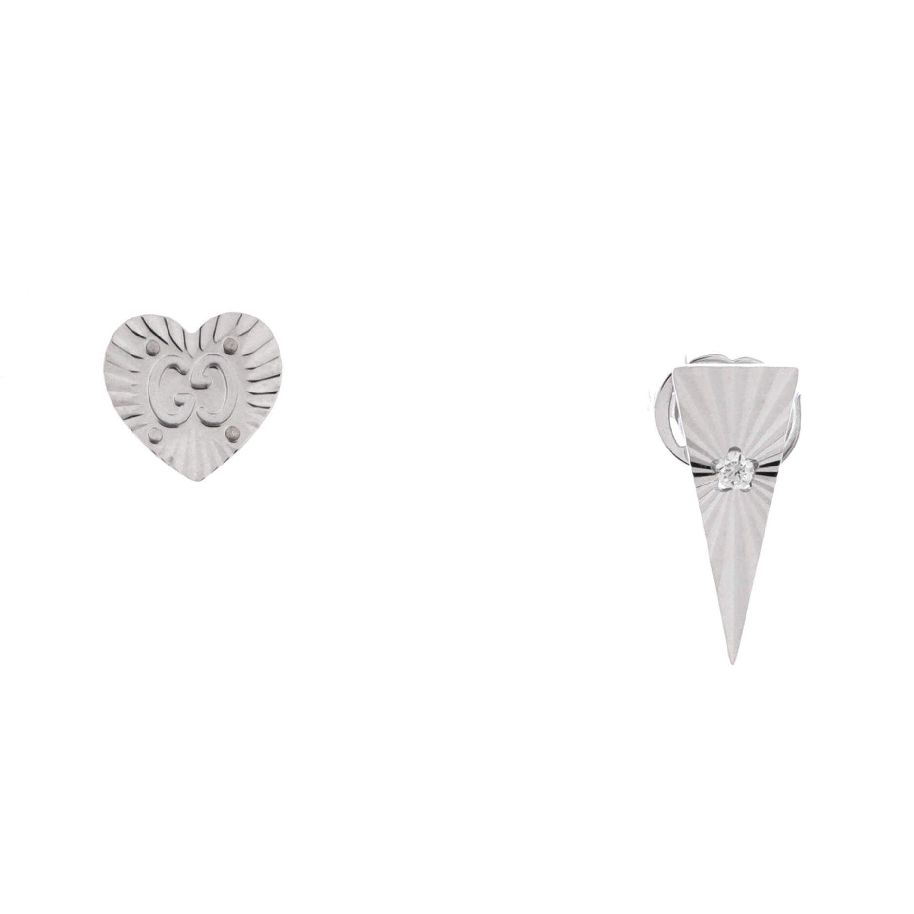 Gucci GG Icon Asymmetric Stud Earrings Size ONE SIZE - 1 Thumbnail
