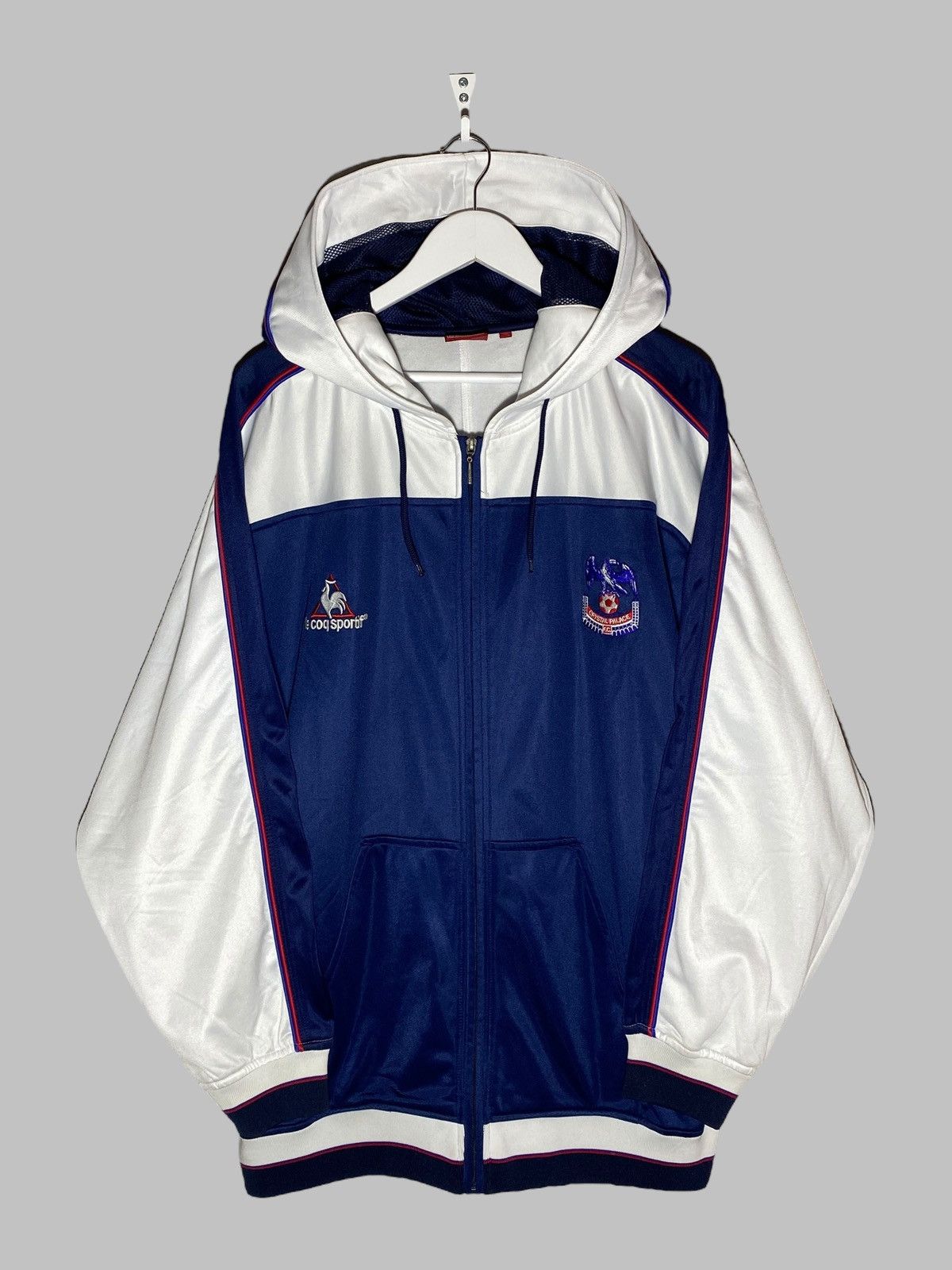 Le Coq Sportif Vintage 2000s Le Coq Sportif Crystal Palace Zip Hoodie Size US XXL / EU 58 / 5 - 1 Thumbnail