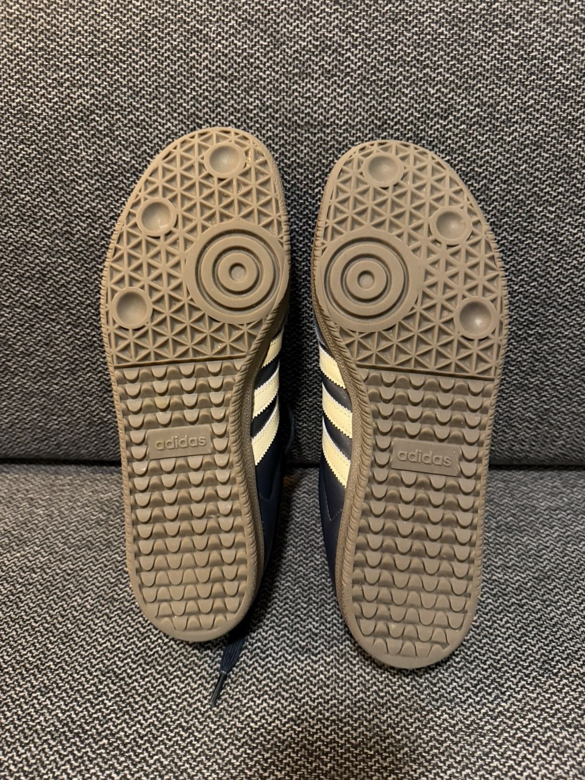 Adidas Navy Blue Leather Adidas Sambas Size US 10.5 / EU 43-44 - 8 Thumbnail