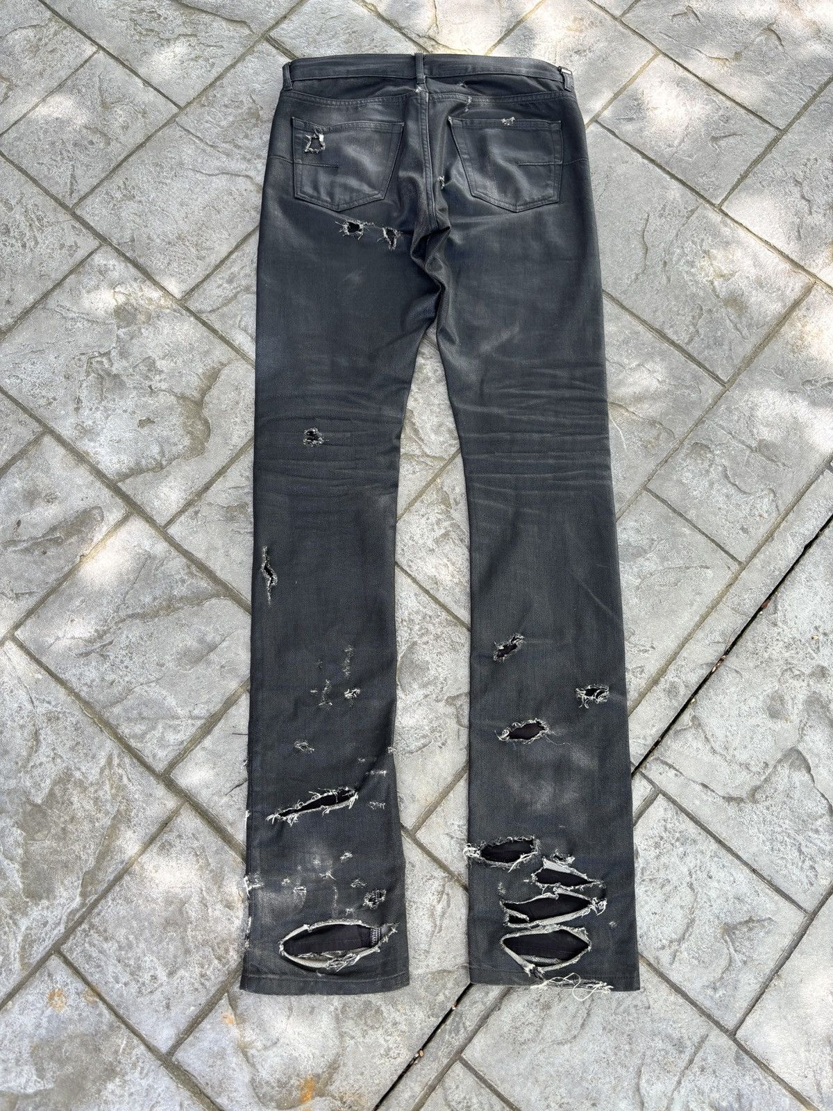 Dior Dior SS04 Strip Denim Size US 29 - 3 Thumbnail