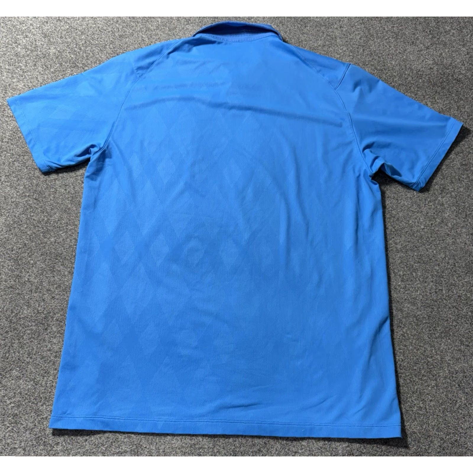 Nike VINTAGE Nike Tiger Woods Collection Golf Polo Shirt Mens M Blue Dri-Fit Snap Button Polo Golf Shirts Men Medium Blue Nike Dri-Fit Tigers Woods Size US M / EU 48-50 / 2 - 2 Thumbnail