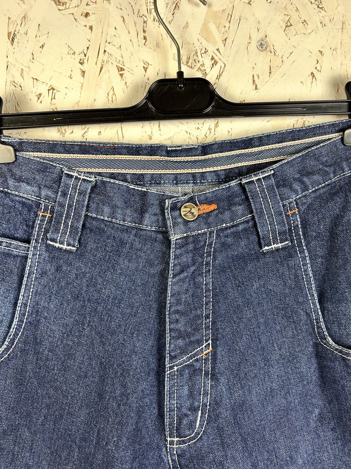 Vintage Vintage Sir Benni Miles Baggy Rap Embroidery Denim Shorts 34 Size US 34 / EU 50 - 7 Thumbnail