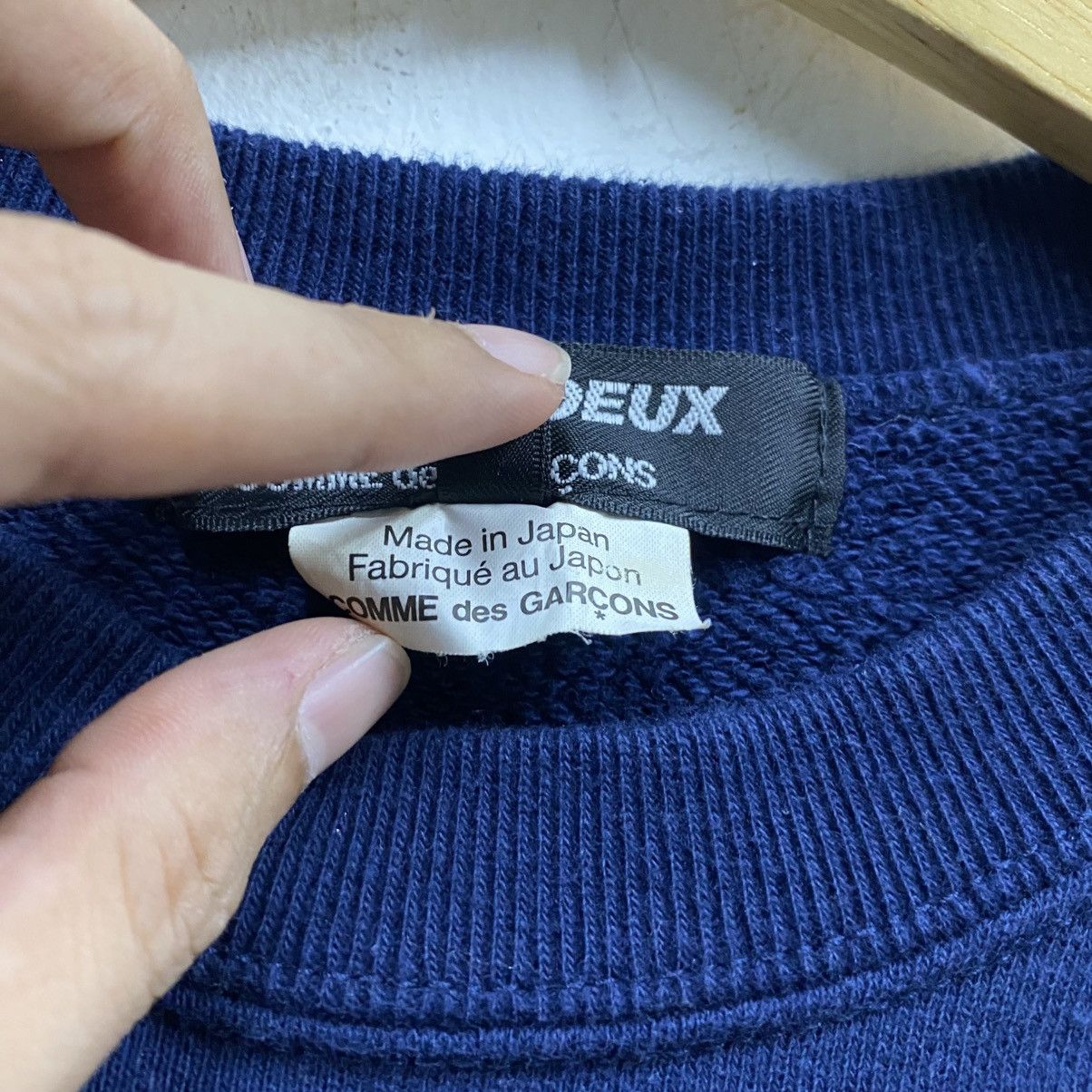 Comme des Garcons Homme Deux 2017 Homme Deux Comme Des Garcons 2 tone colour sweatshirts Size US S / EU 44-46 / 1 - 8 Thumbnail