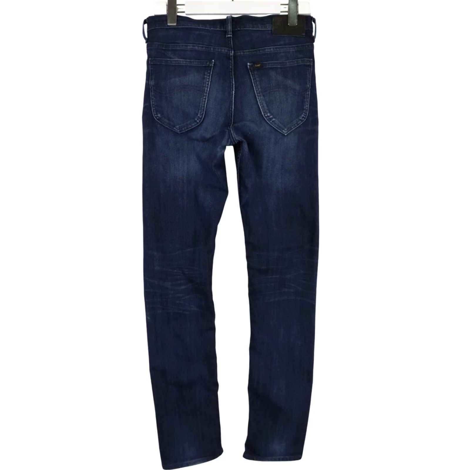 Lee LEE Jeans Slim Blue Faded Whiskers Button Fly W29/L34 Mens Daren Size US 29 - 2 Thumbnail