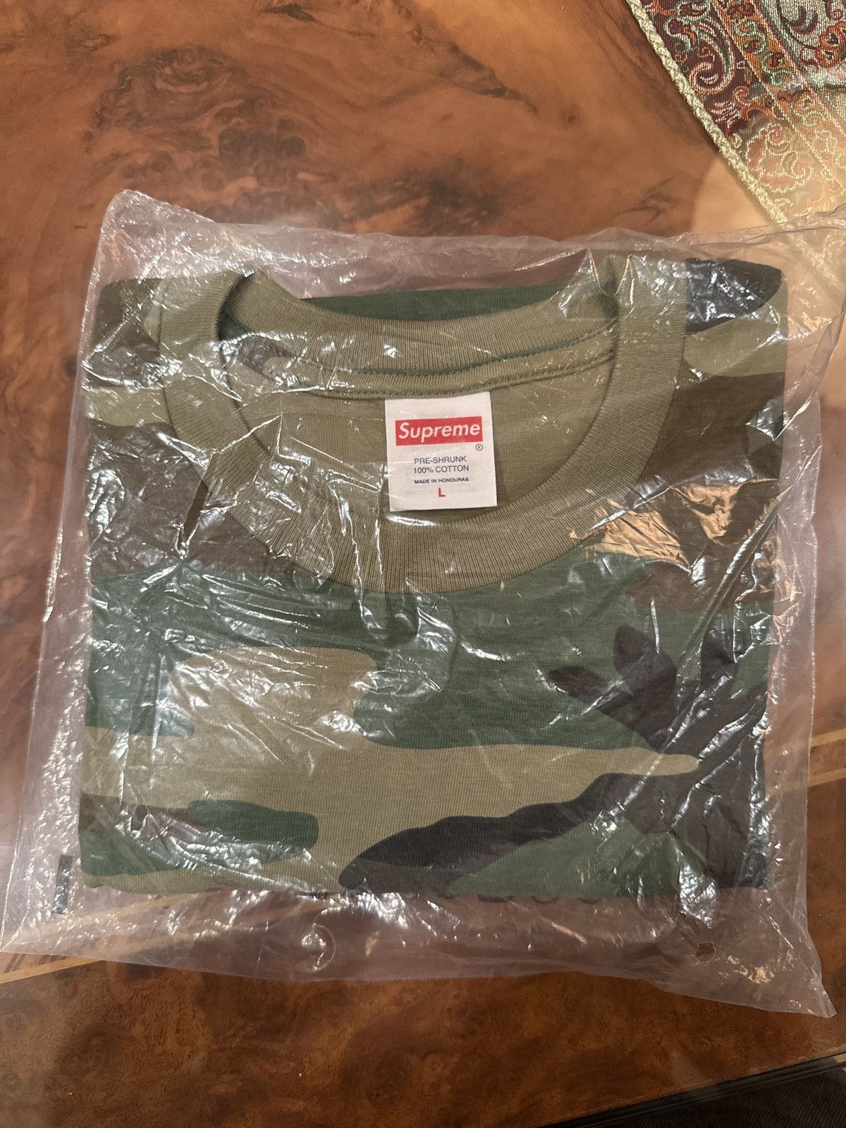 Supreme Arabic Box Logo Tee Camo Size US L / EU 52-54 / 3 - 2 Thumbnail