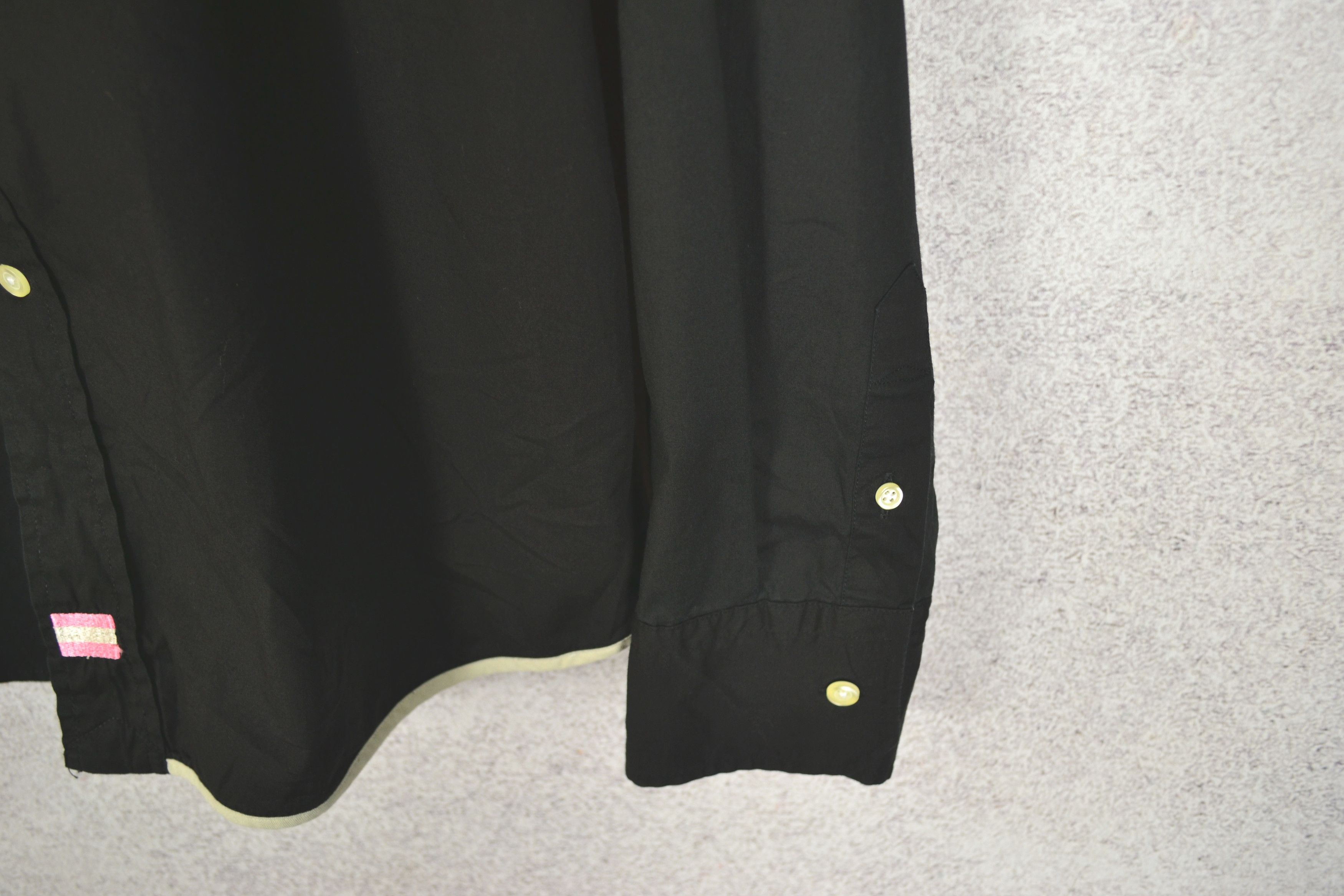 La Martina La Martina Queens Polo Society Black Long Sleeve Shirt Size US XL / EU 56 / 4 - 4 Thumbnail