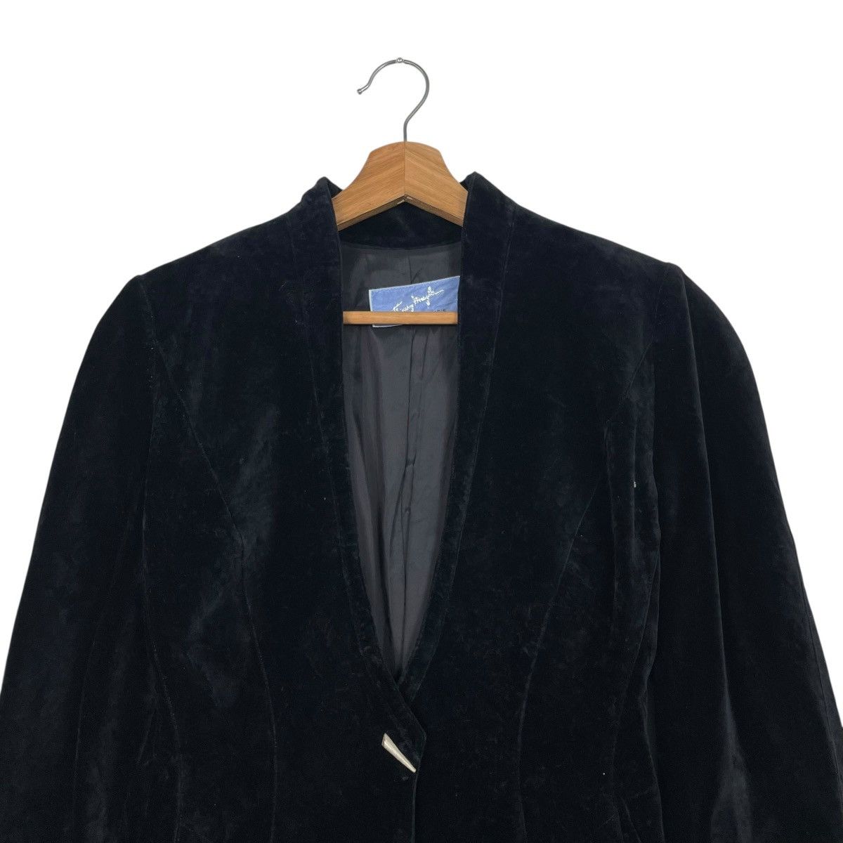 Thierry Mugler Thierry Mugler Velvet Jacket Size S / US 4 / IT 40 - 2 Thumbnail