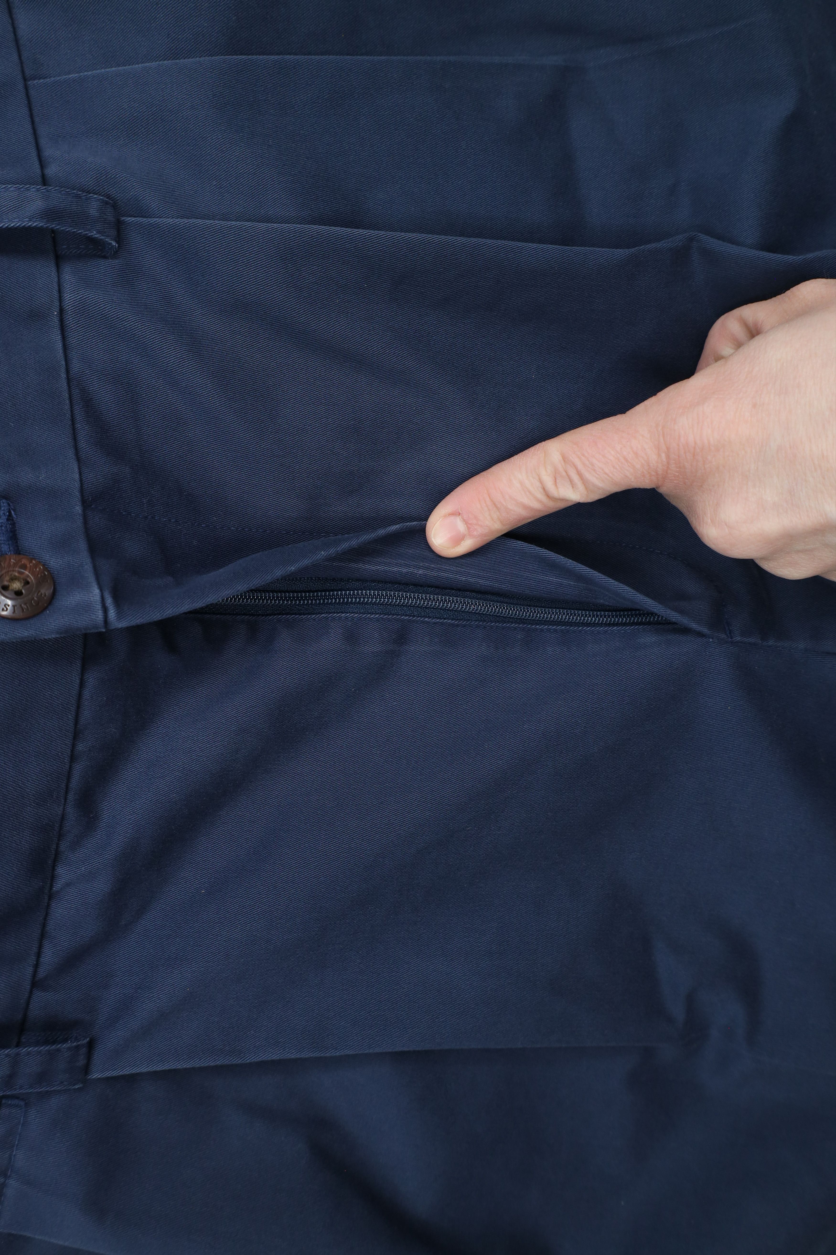 Orvis × Vintage Vintage Orvis Wide Leg Chino Pants Trousers Blue Cotton Size US 40 / EU 56 - 6 Thumbnail