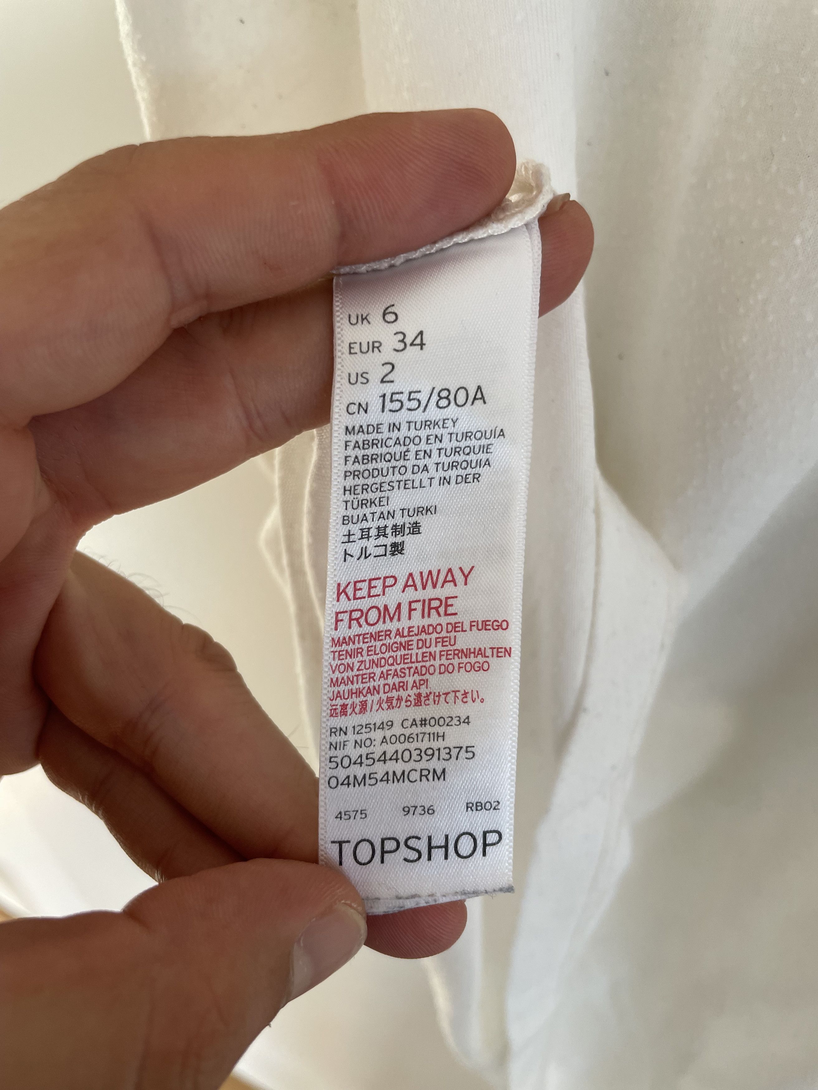 Topshop TOMBOY T-SHIRT Size US S / EU 44-46 / 1 - 5 Thumbnail