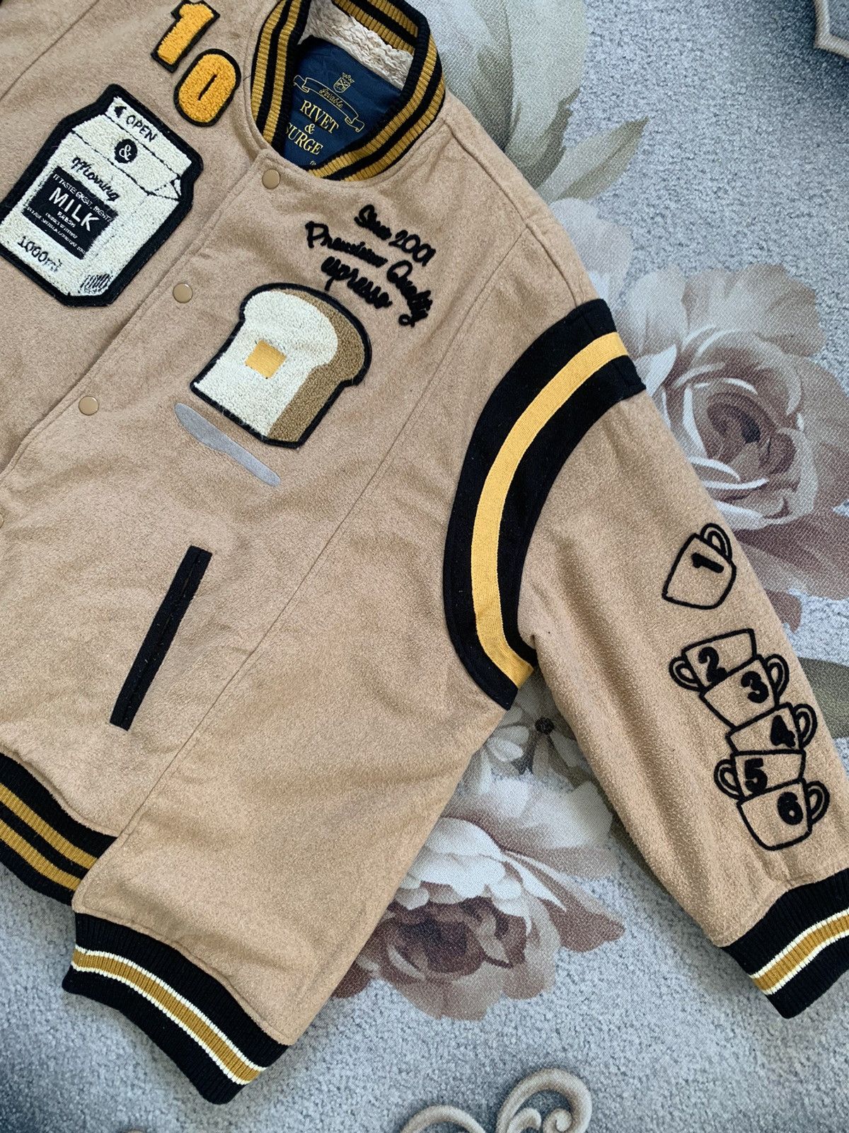 Japanese Brand Rivet & Surge Expanded Design Varsity Jacket Size US M / EU 48-50 / 2 - 4 Thumbnail