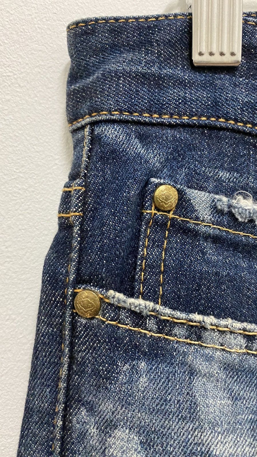 Vanquish Vanquish Distressed Denim Splatter Jeans Pants Size US 32 / EU 48 - 14 Thumbnail