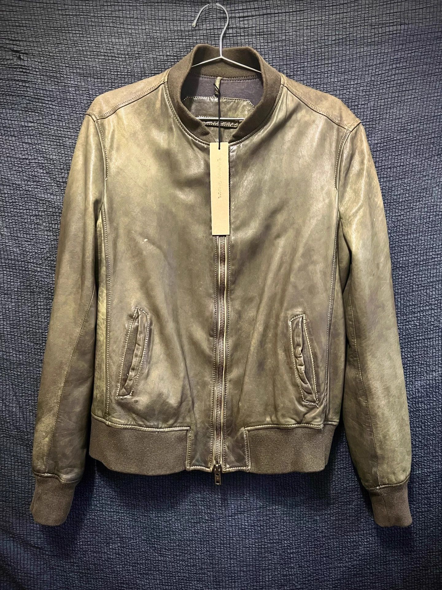 Salvatore Santoro Salvatore Santoro Archive Lambskin Bomber Jacket Size US S / EU 44-46 / 1 - 1 Thumbnail